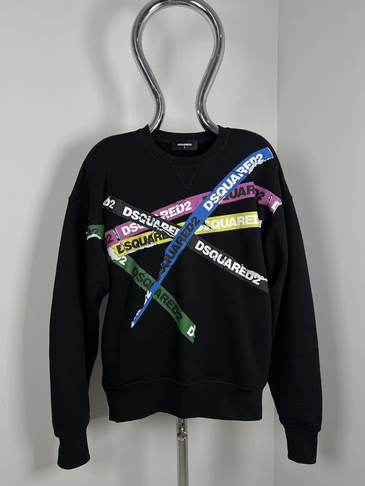 Dsquared2 Men s Dsquared2 Tape Sweatshirt RRP 550 Grailed