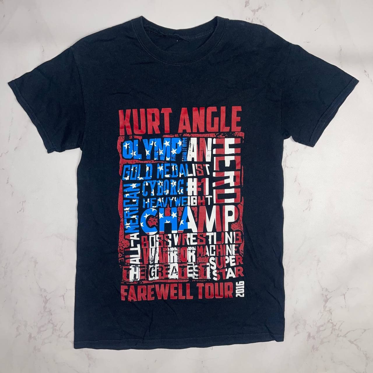 Vintage Kurt Angle Farewell Tour Impact Wrestling T Shirt size s Size US S / EU 44-46 / 1 - 1 Thumbnail