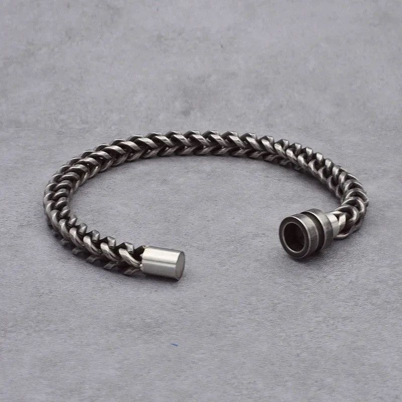 Other Black Chain Link Bracelet Handmade Size ONE SIZE - 4 Thumbnail