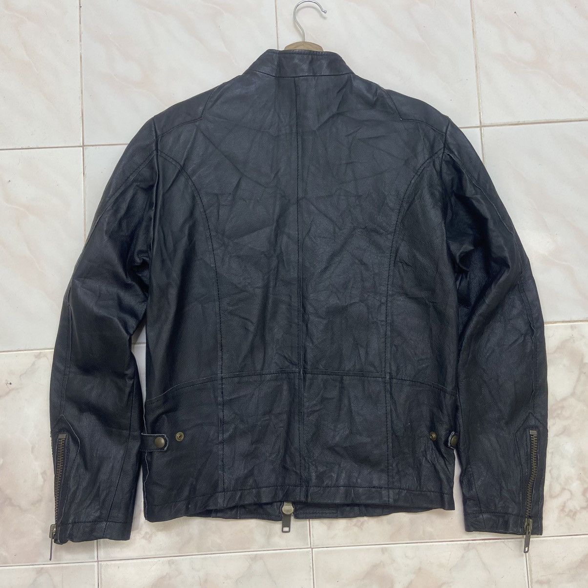 Japanese Brand Urban Functional On The Road Bikers Cafe Racer Leather Size US XS / EU 42 / 0 - 7 Thumbnail
