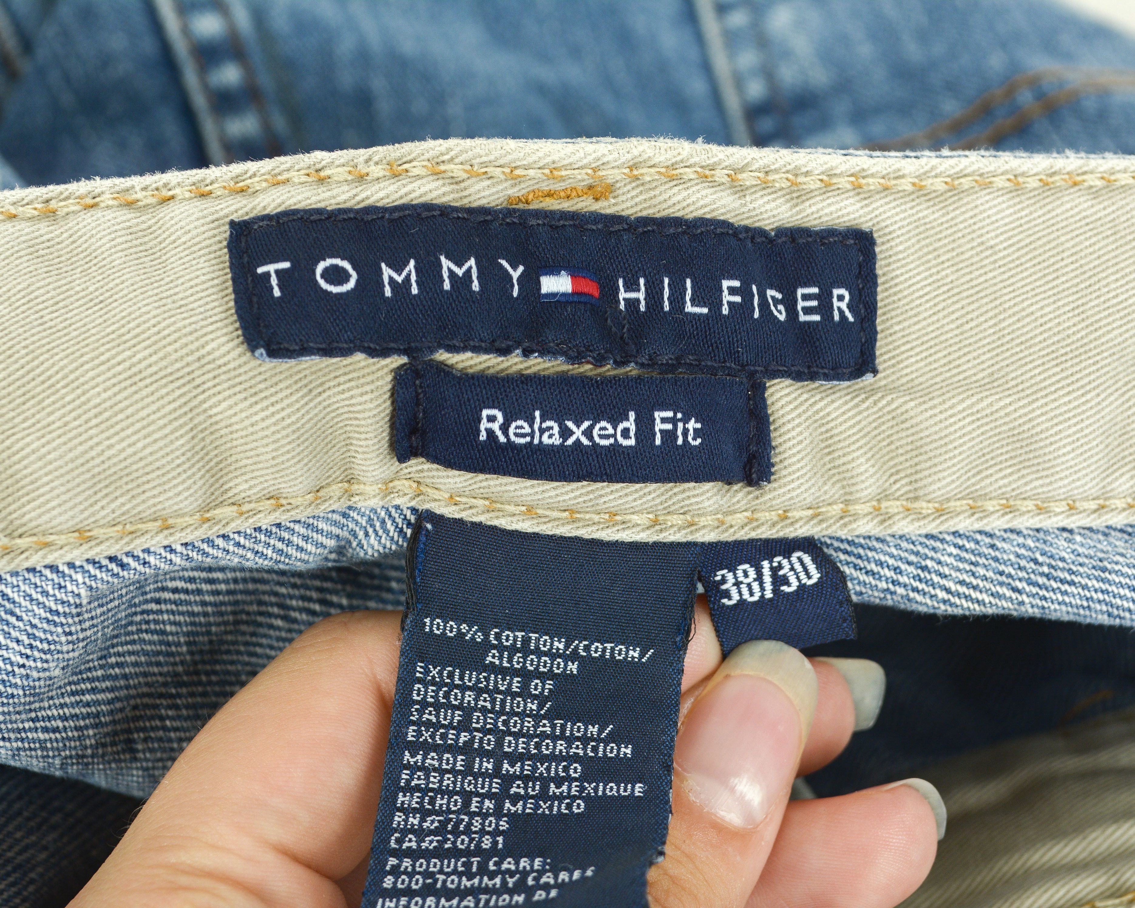 Tommy Hilfiger Mens W38 L30 Relaxed Jeans Denim Pants Trousers Bottoms Zip Size US 38 / EU 54 - 7 Thumbnail
