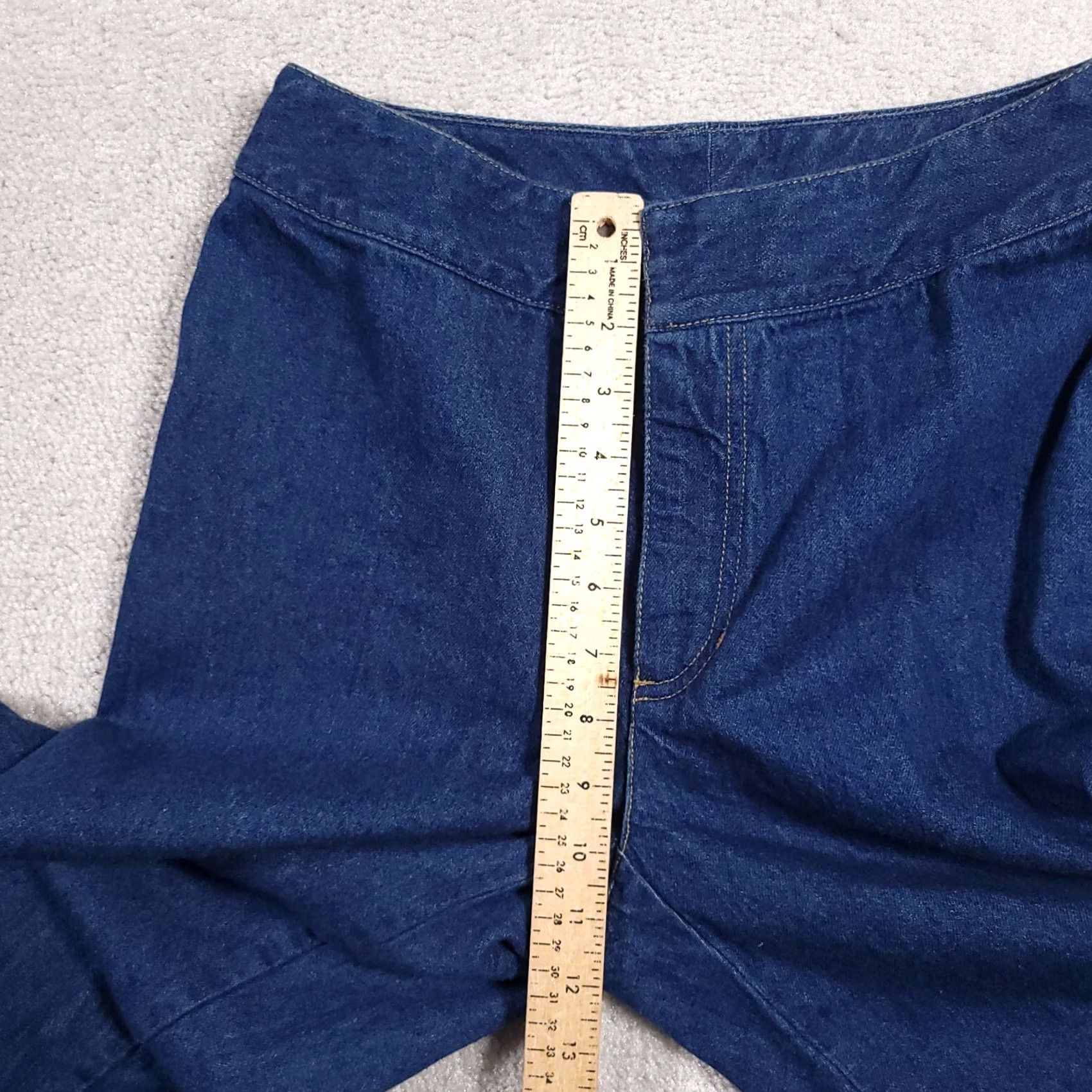 Liz Claiborne VINTAGE Liz Claiborne Jeans Women's 8 Mid Rise Denim Hook & Eye Blue 80s 90s Mom Jeans Cargo Pockets Mens? Size 30" / US 8 / IT 44 - 7 Thumbnail