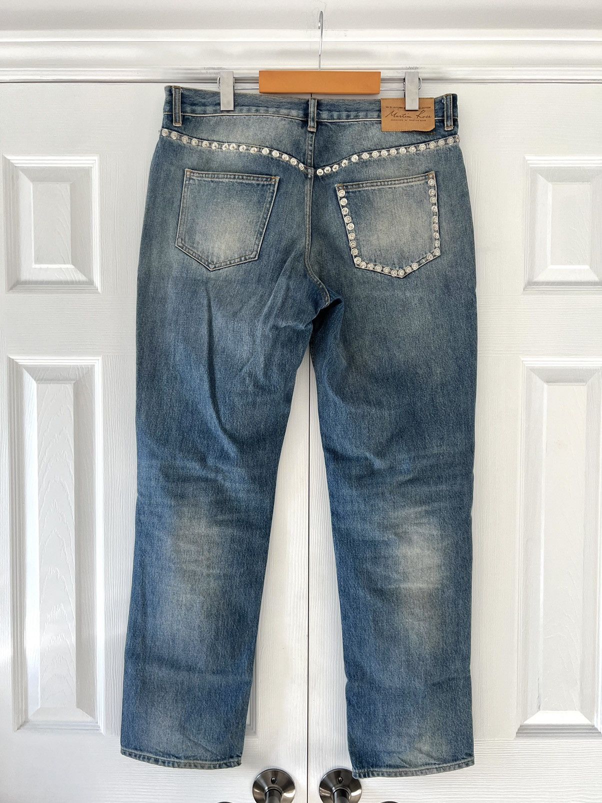 Martine Rose Rare Martine Rose Stud-Embellished Denim Size US 32 / EU 48 - 5 Thumbnail