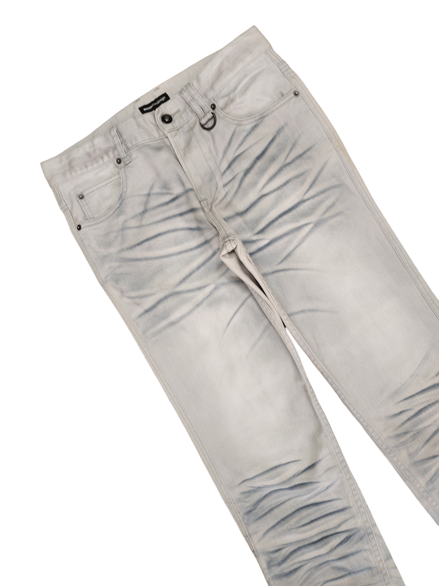 semanticdesign Semantic Design Clawmark Charcoal Design Denim Jeans Size US 31 - 6 Thumbnail