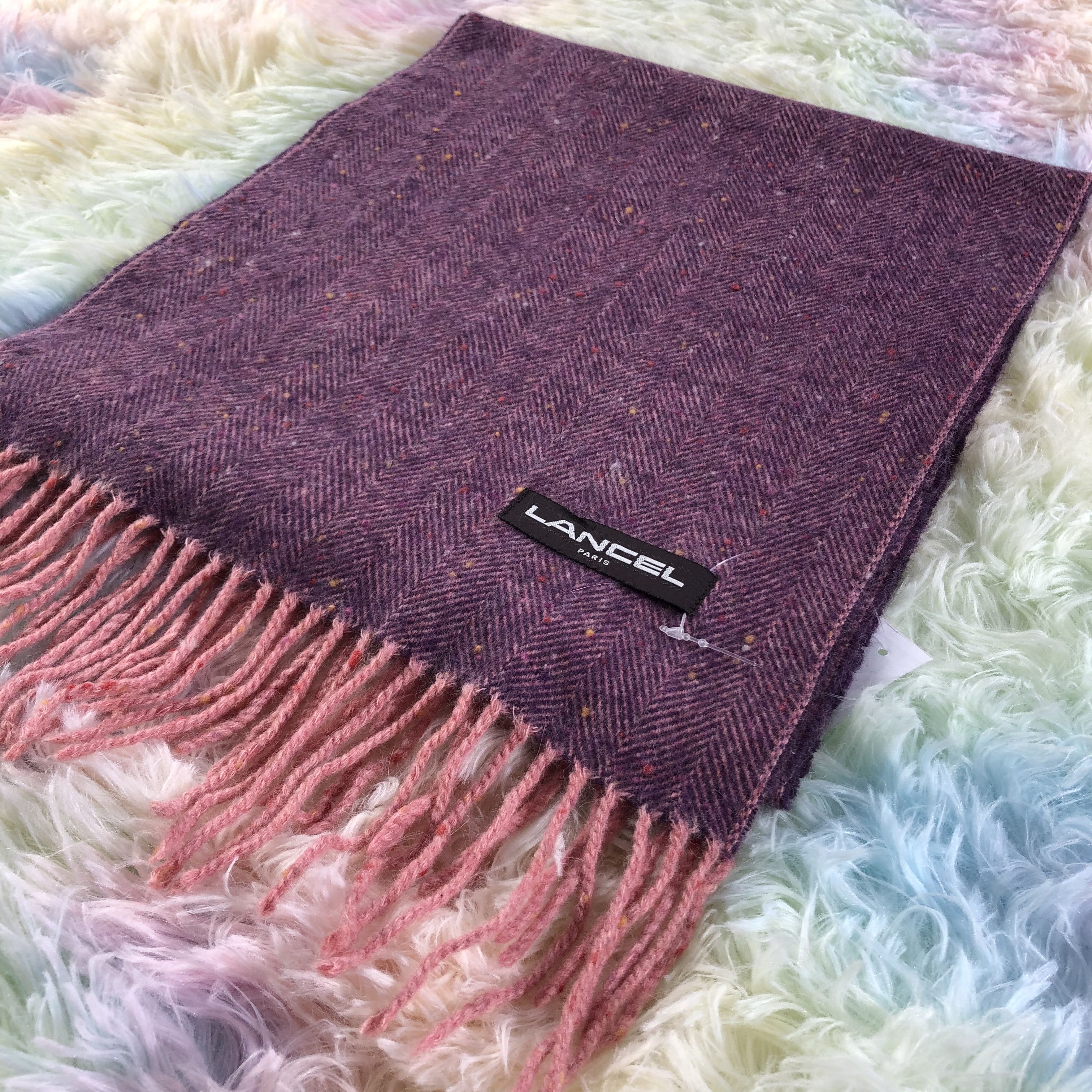 Lancel × Vintage Lancel Scarf / Muffler / Neckwear - KM12 Size ONE SIZE - 4 Thumbnail