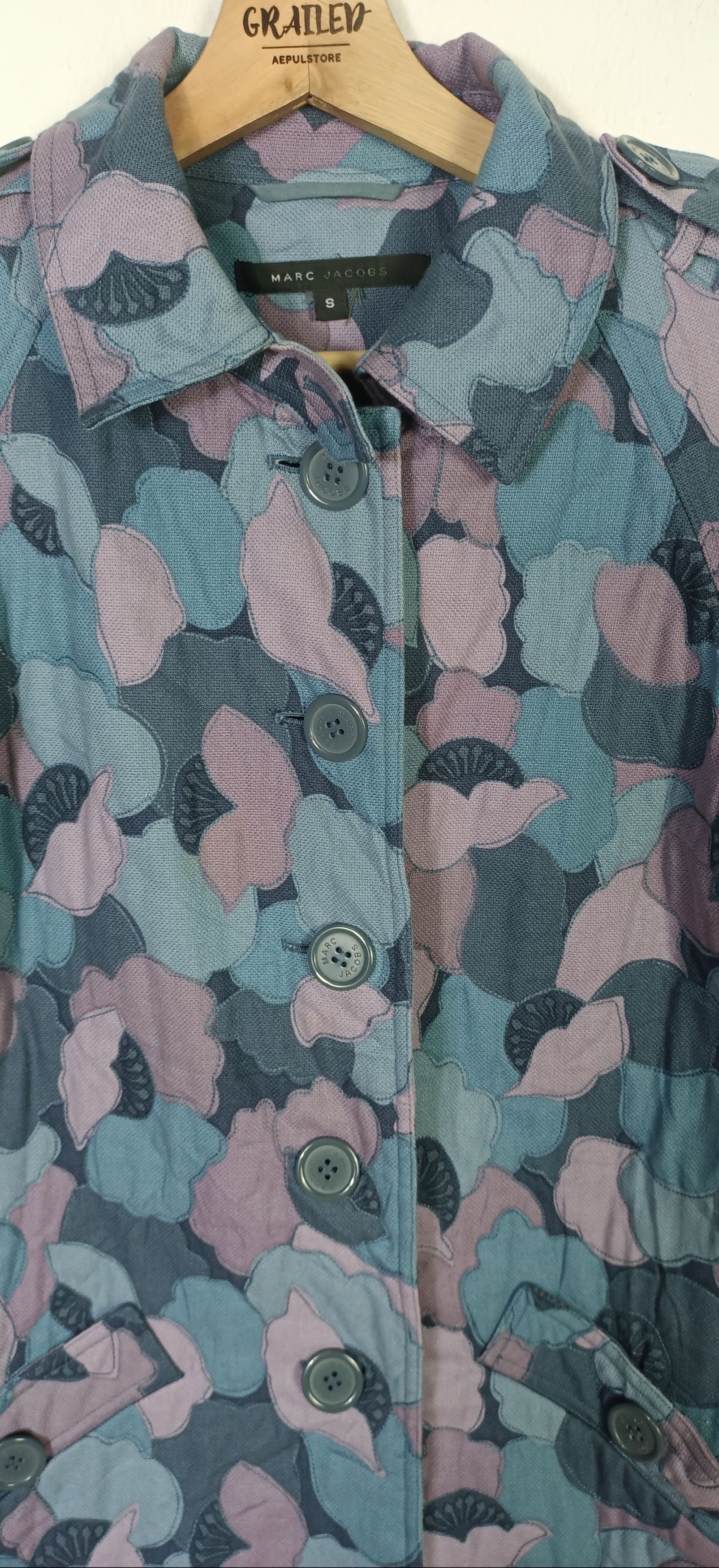 Marc Jacobs Vintage 🔥S/S Marc Jacobs Flower Half Jacket Size M / US 6-8 / IT 42-44 - 7 Thumbnail