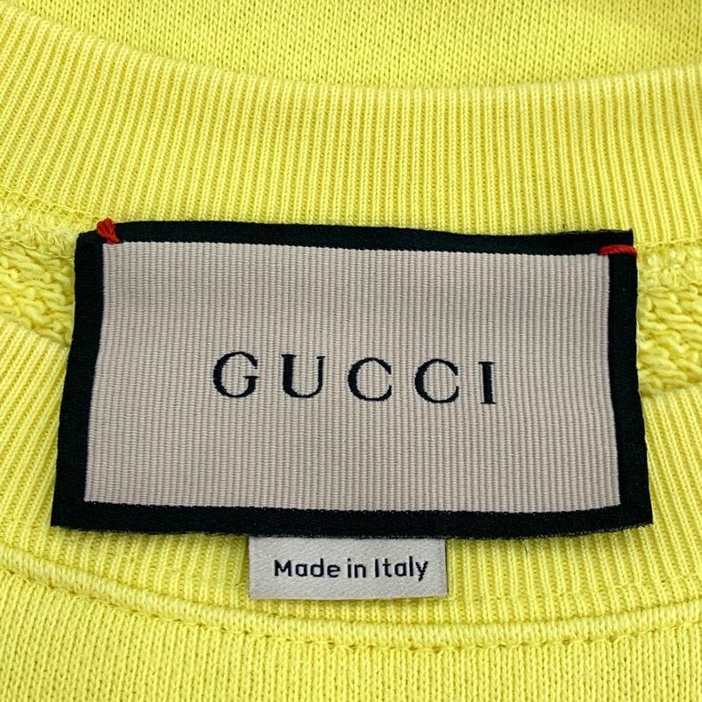 Gucci Gucci Yellow logo letter pattern printed cotton round-neck Size US S / EU 44-46 / 1 - 5 Thumbnail