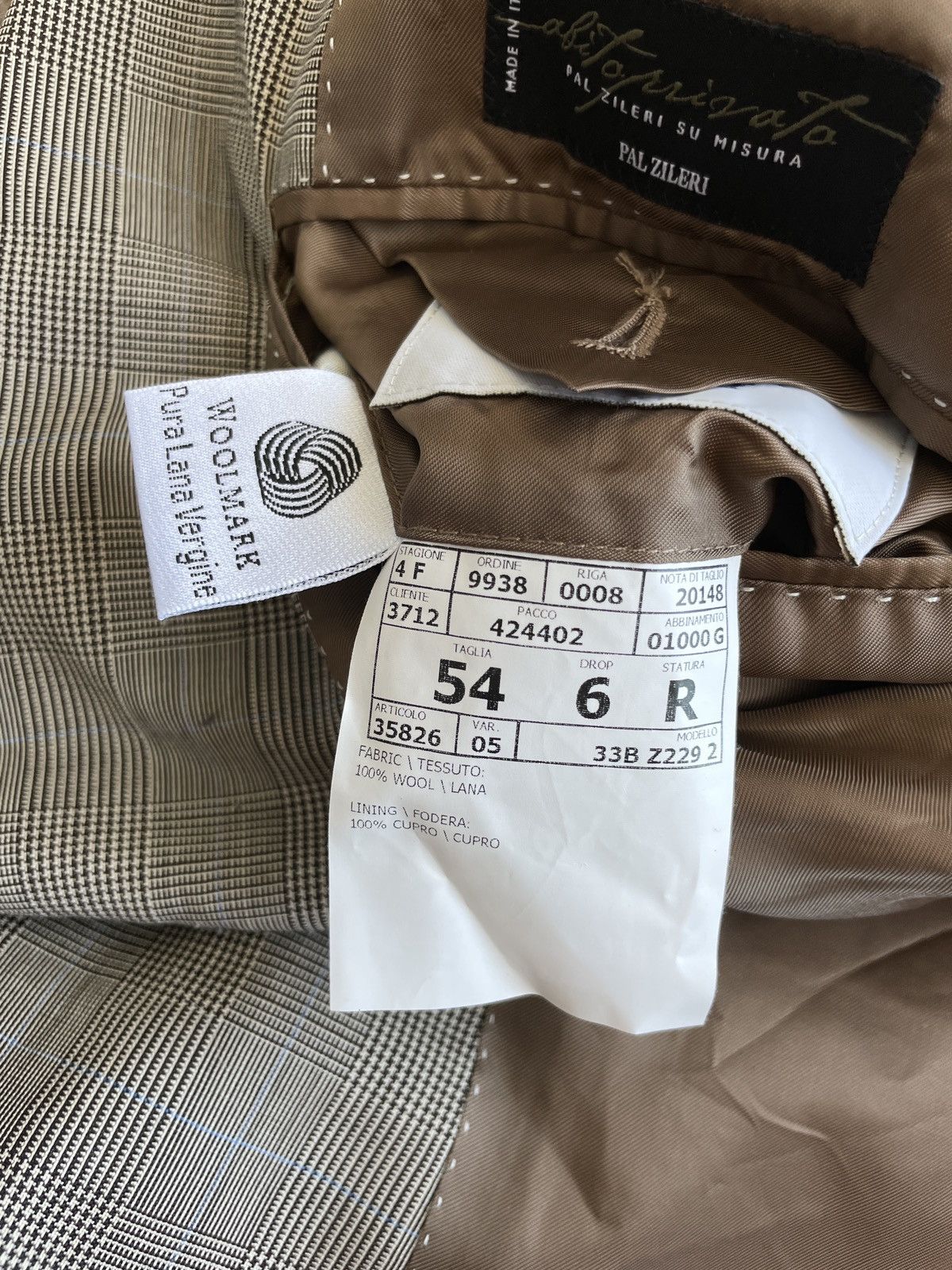 Pal Zileri Pal Zileri Suit Size 44R - 8 Thumbnail