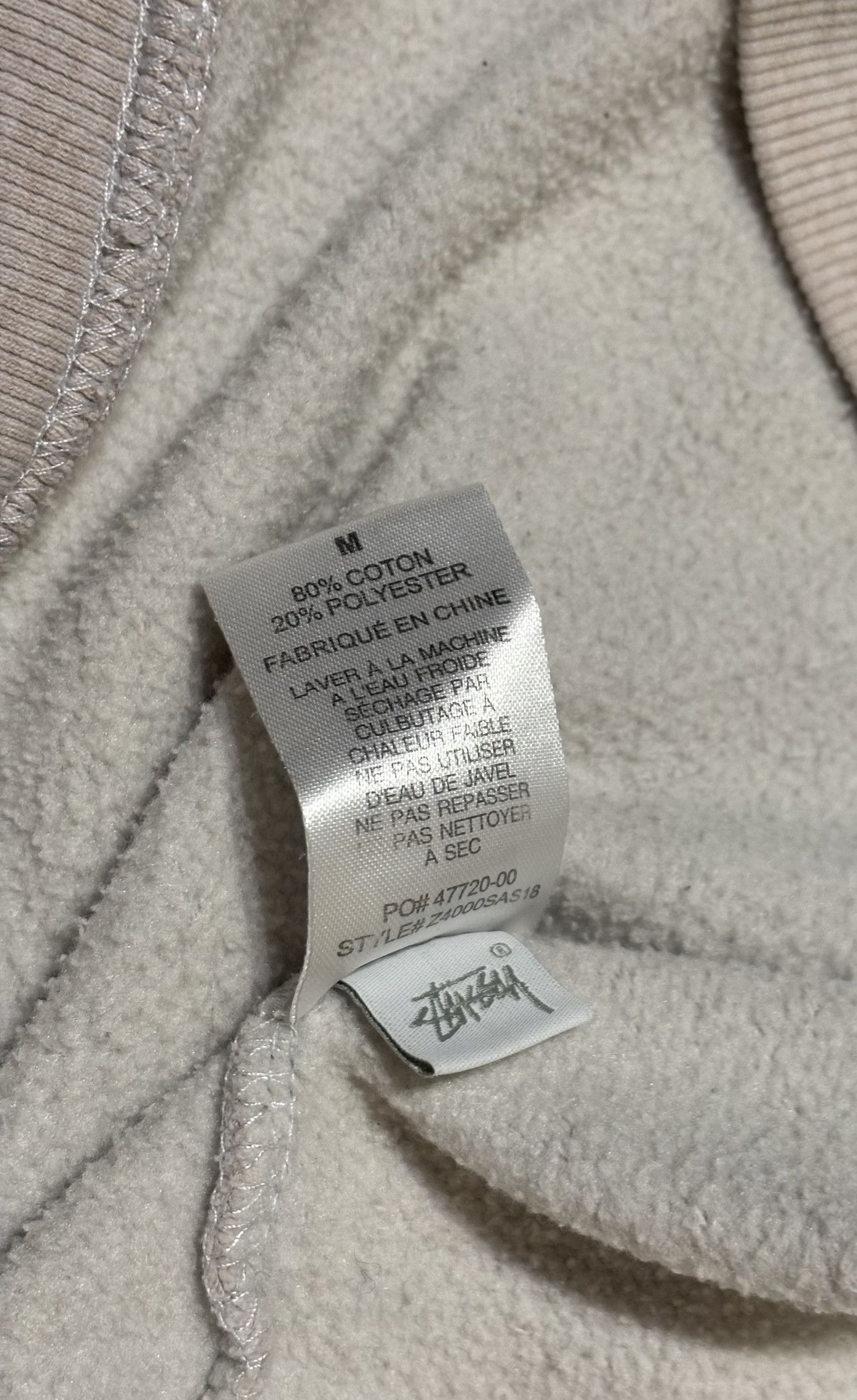 Stussy Stussy Basic Hoodie Size M Size US M / EU 48-50 / 2 - 18 Thumbnail