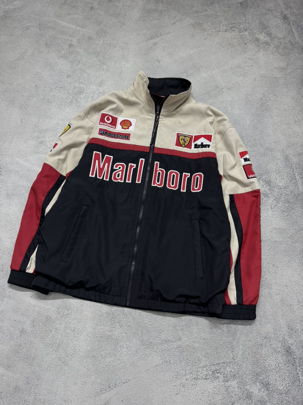 Ferrari Vintage Ferrari Marlboro Men Racing Jacket Schumacher 90’s Size US XL / EU 56 / 4 - 2 Thumbnail