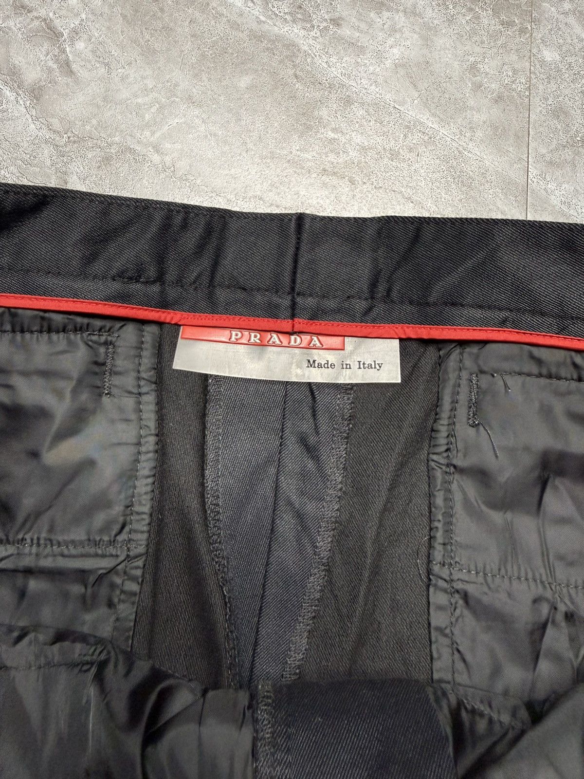 Prada Archive Prada Sport Flared Nylon/Cotton Blend Elastic Pants Size US 34 / EU 50 - 7 Thumbnail