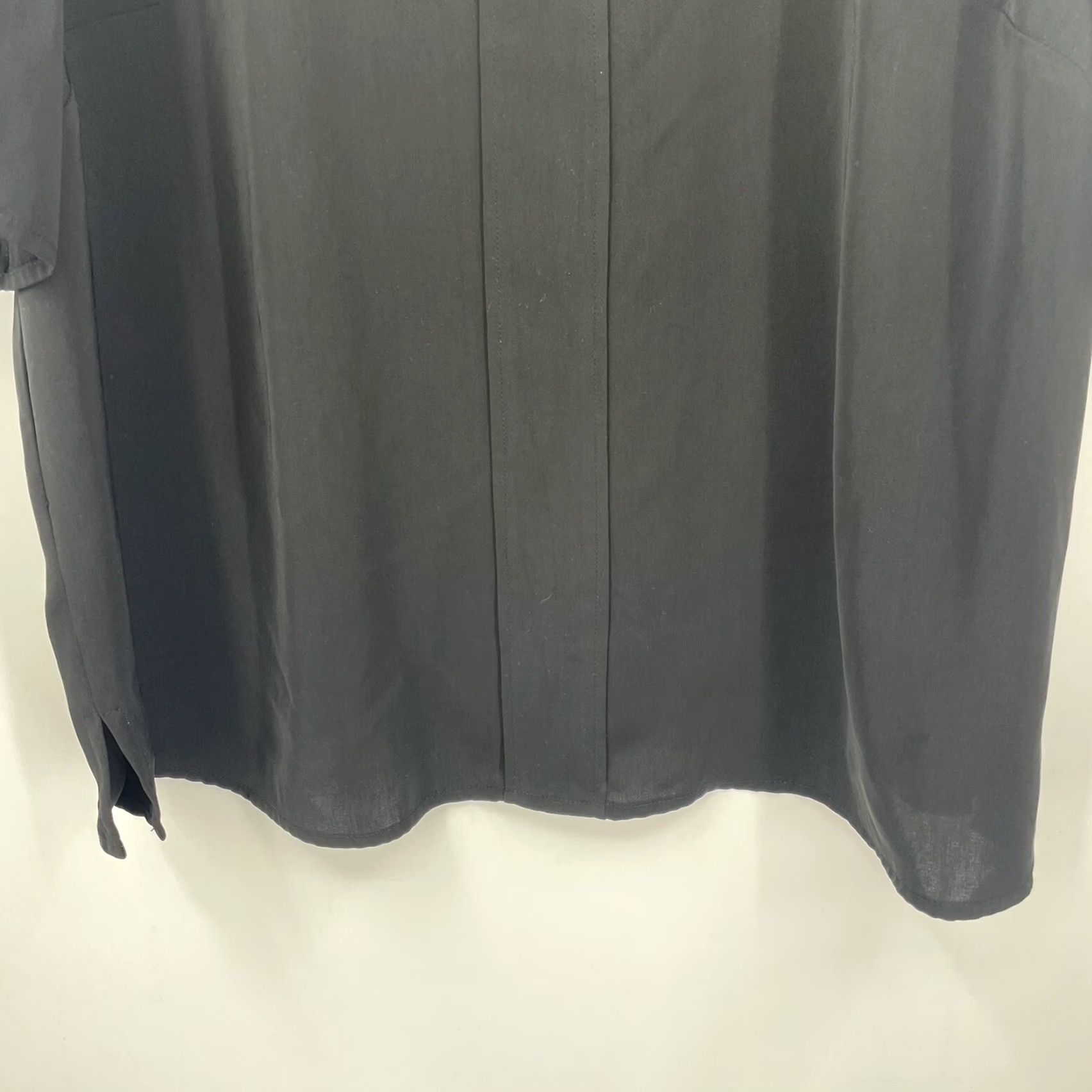 Vintage Eloquii Blouse Womens Plus Size 2XL Black Round Neck 3/4 Sleeve Sheer Readable READ Size XXL / US 16-18 / IT 52-54 - 4 Thumbnail