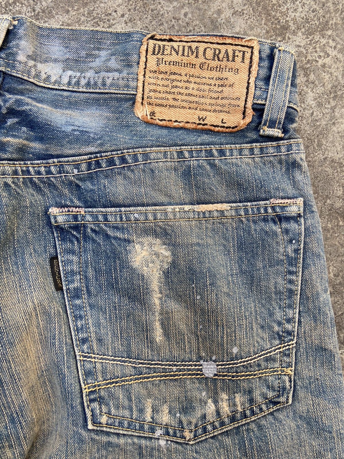 Denim & Co. Denim Craft Splash paint distressed denim Size US 32 / EU 48 - 9 Thumbnail