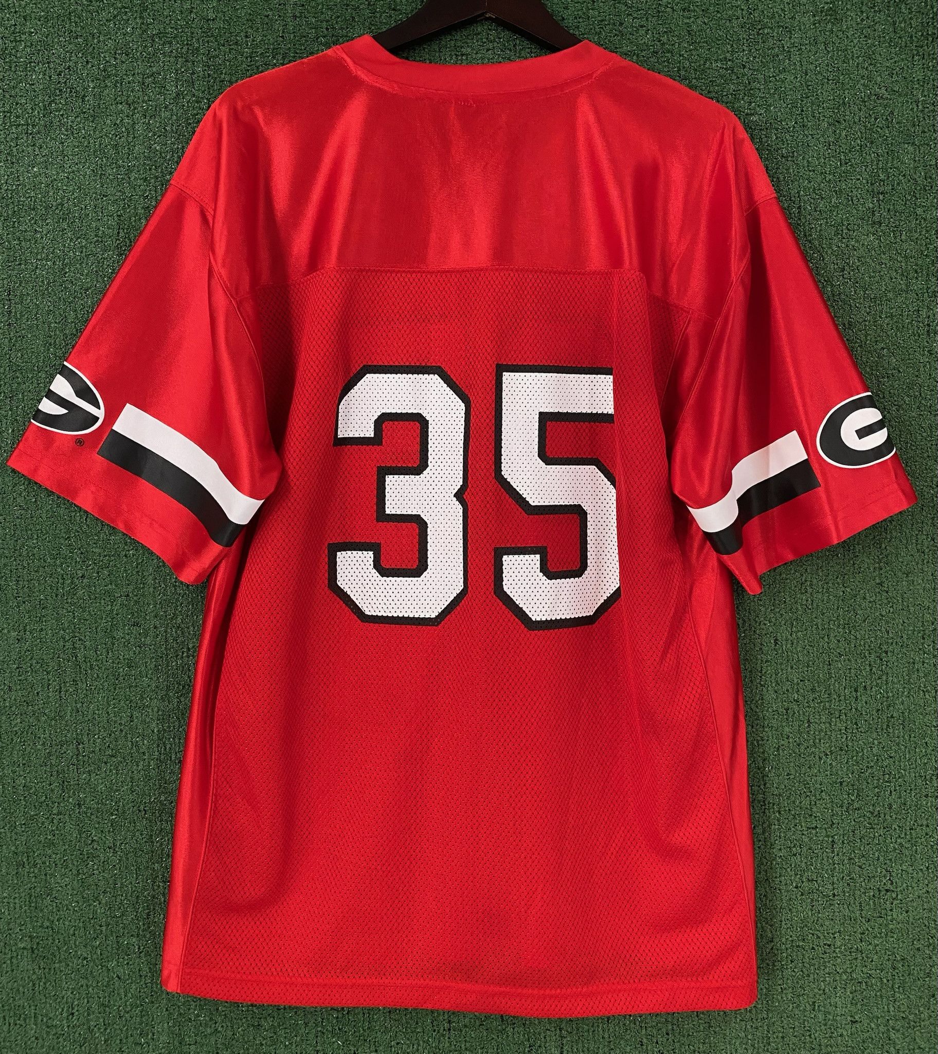 Other Y2K University Georgia Bulldogs #35 Football Jersey Large Size US L / EU 52-54 / 3 - 6 Thumbnail
