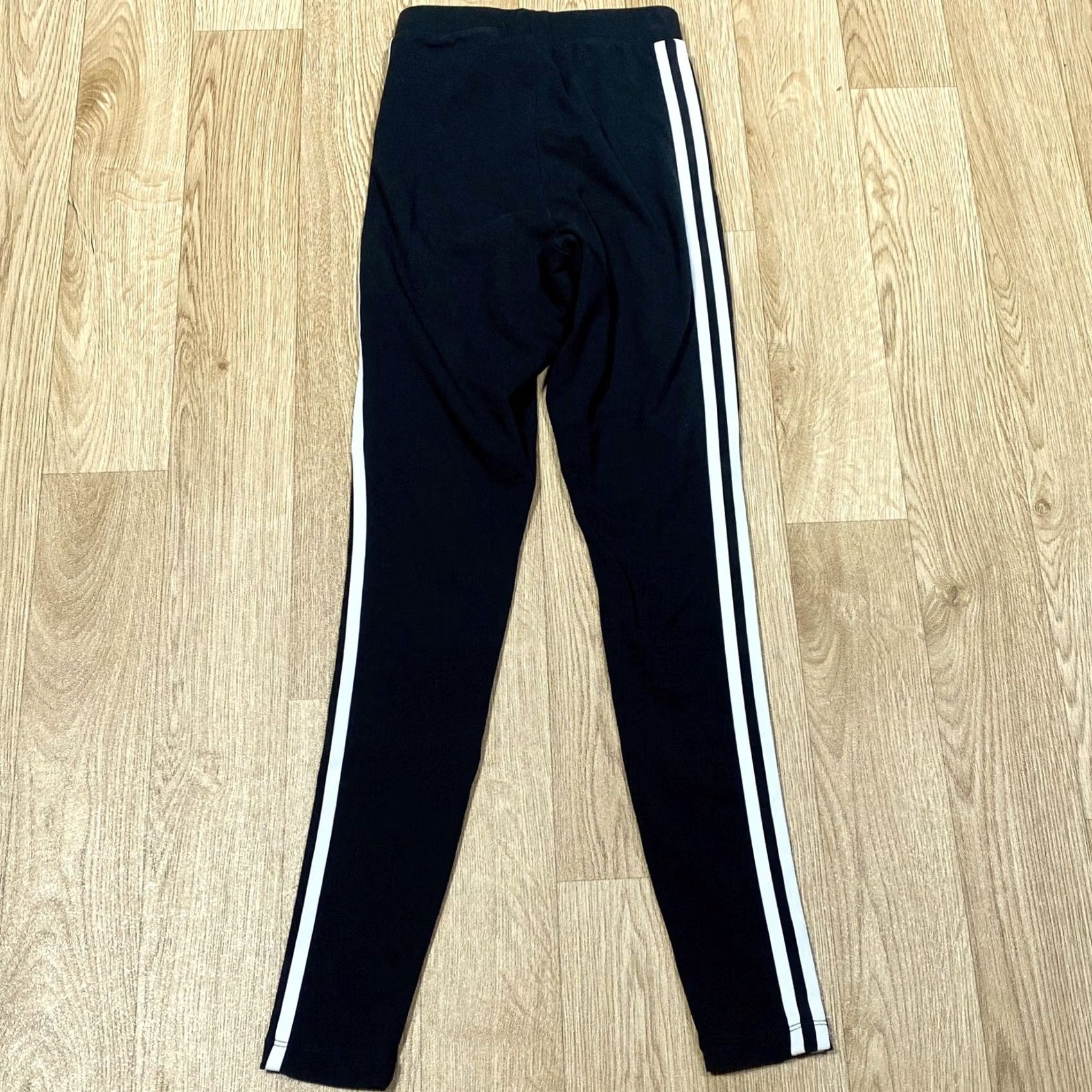 Adidas Adidas Leggings Originals 3 Stripe Legging Black & White UK 4 Women’s Gym Sports Size 27" / US 4 / IT 40 - 4 Thumbnail
