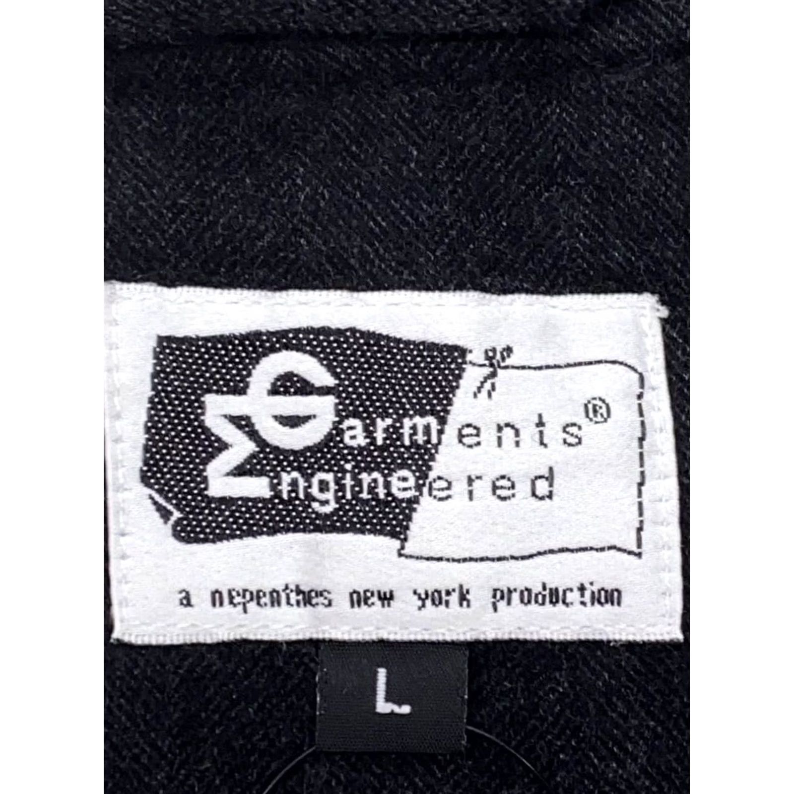 Engineered Garments Engineered Garments Hooded Vest Mens L Wool Gray Herringbone Casual Used Shirt, Coat? Size US L / EU 52-54 / 3 - 4 Thumbnail