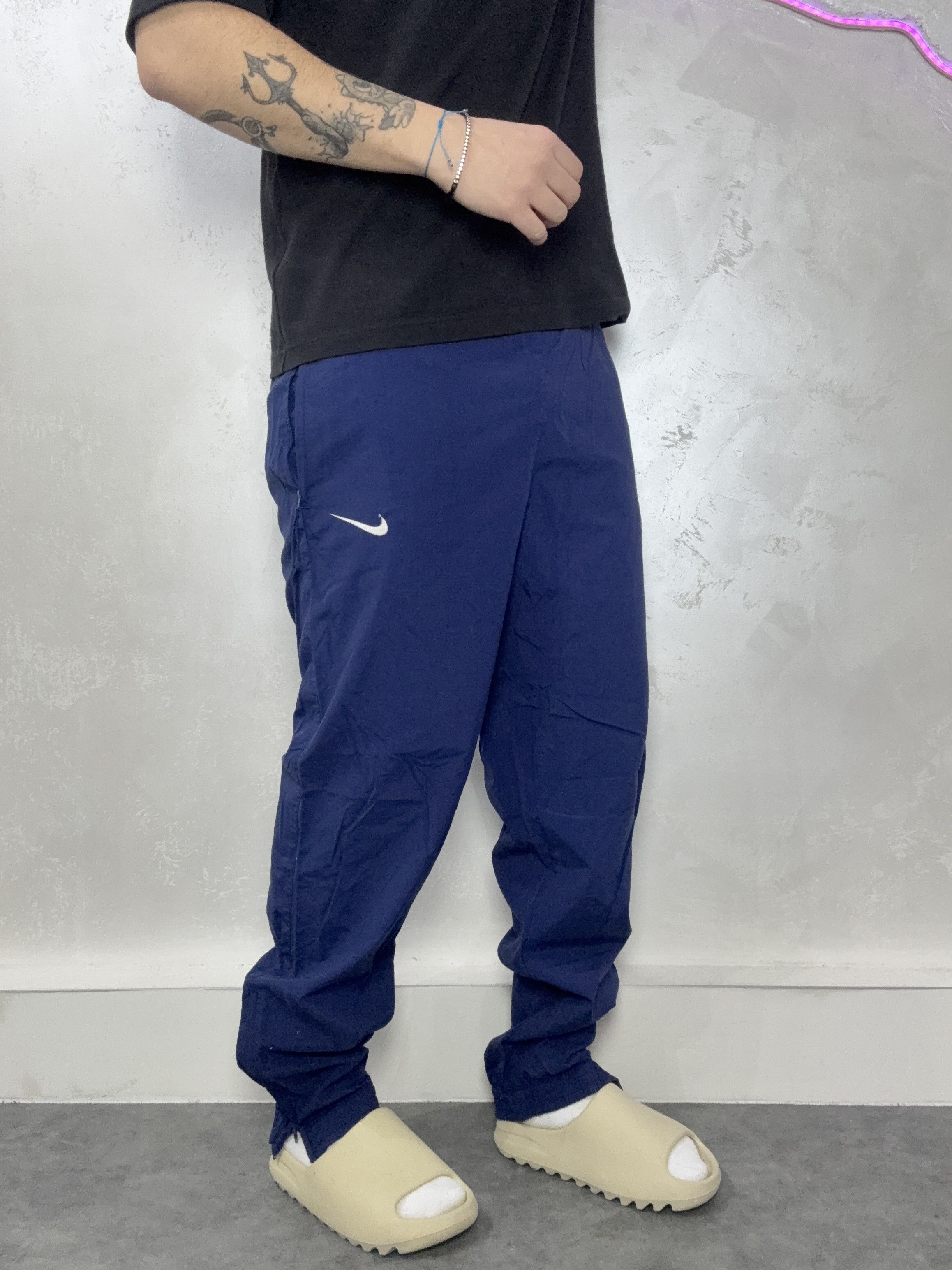 Nike Vintage 90s Nike Basic Pants Parachute vibe classic Size US 33 - 1 Thumbnail