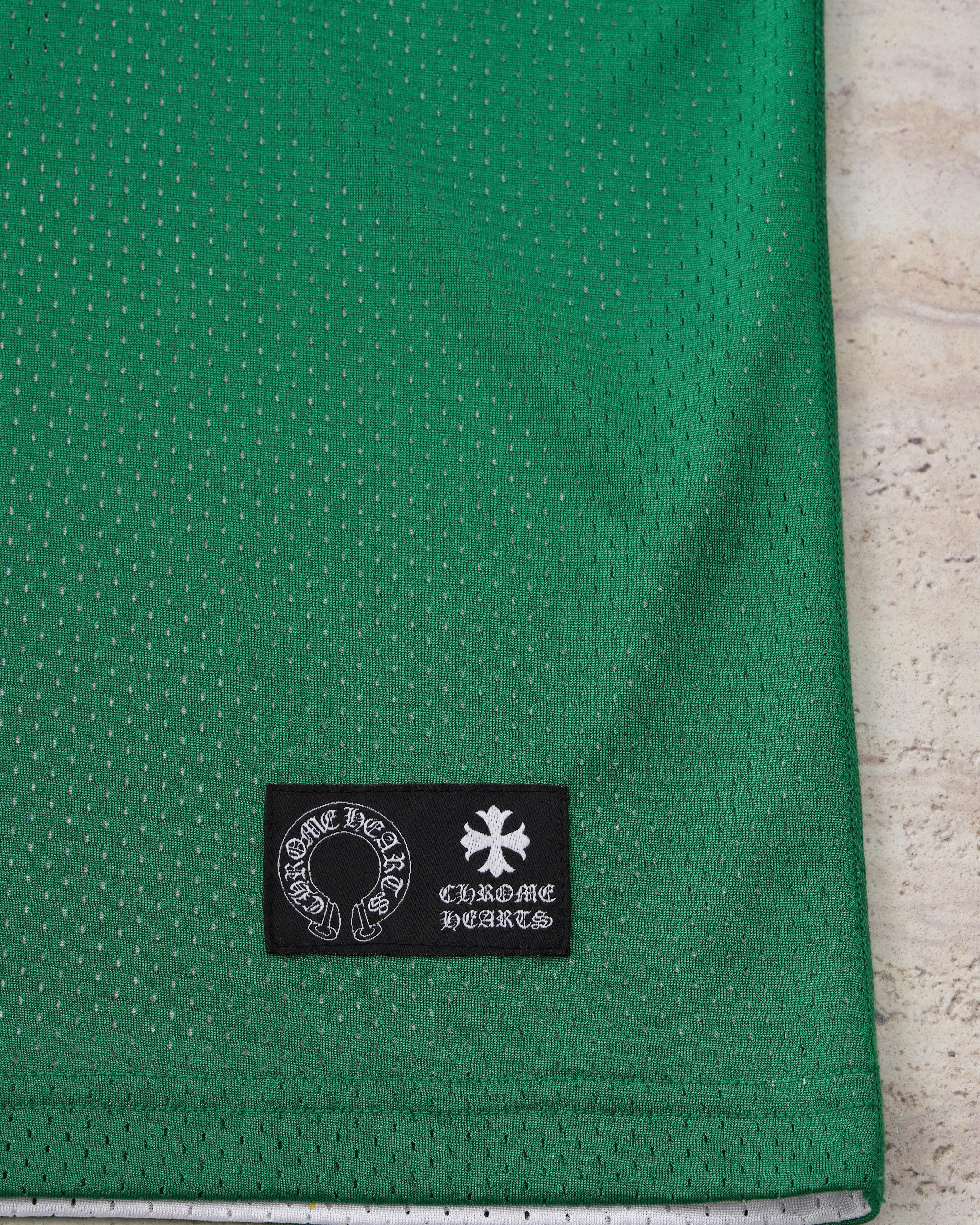 Chrome Hearts CHROME HEARTS Mesh Reversible Basketball Jersey GREEN/WHITE Size US L / EU 52-54 / 3 - 11 Thumbnail