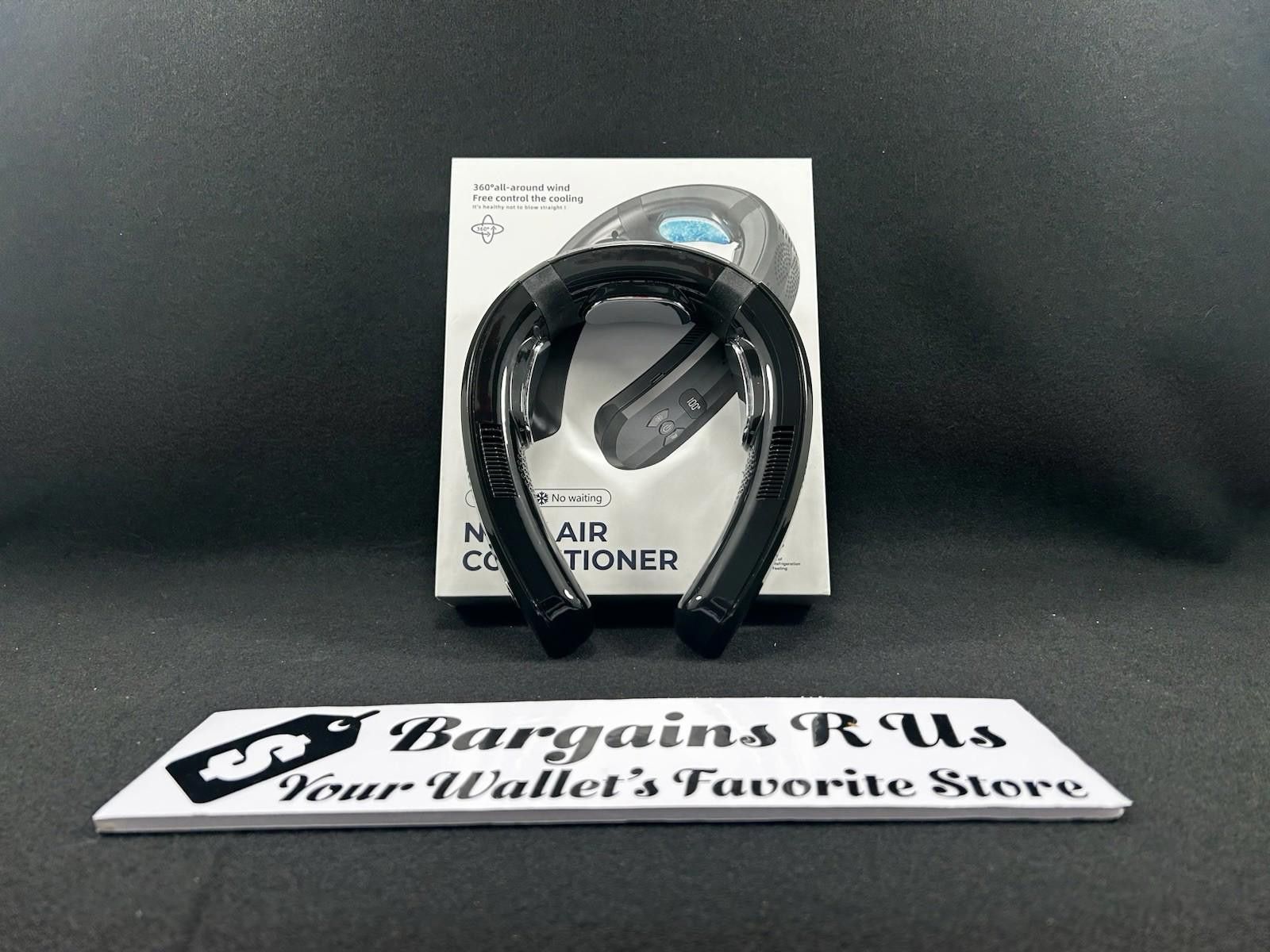 The Unbranded Brand Neck Air Conditioner Fan, Black, Rechargeable, 360° Rotation Size ONE SIZE - 2 Thumbnail