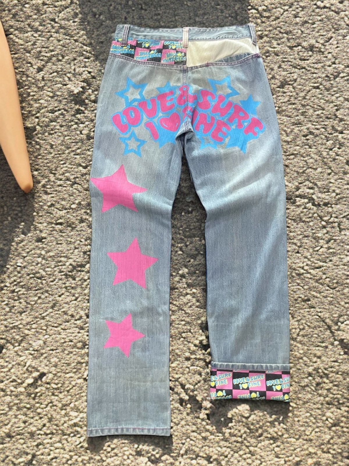 Hysteric Glamour Clone Devgru Japan ❤️ Surf sick printed denim pants Size US 30 / EU 46 - 1 Thumbnail