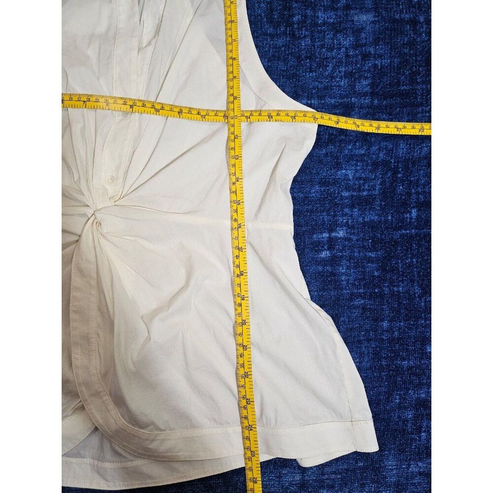Bcbgmaxazria BCBGMaxAzria Tuxedo Halter Tank Top Collar Large Size L / US 10 / IT 46 - 5 Thumbnail