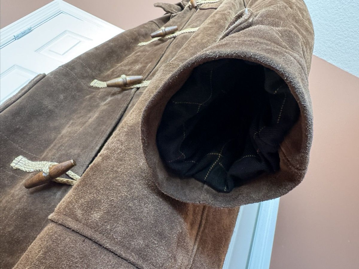 RRL Ralph Lauren Ralph Lauren Vintage Suede Hooded Duffle Coat Size US L / EU 52-54 / 3 - 4 Thumbnail