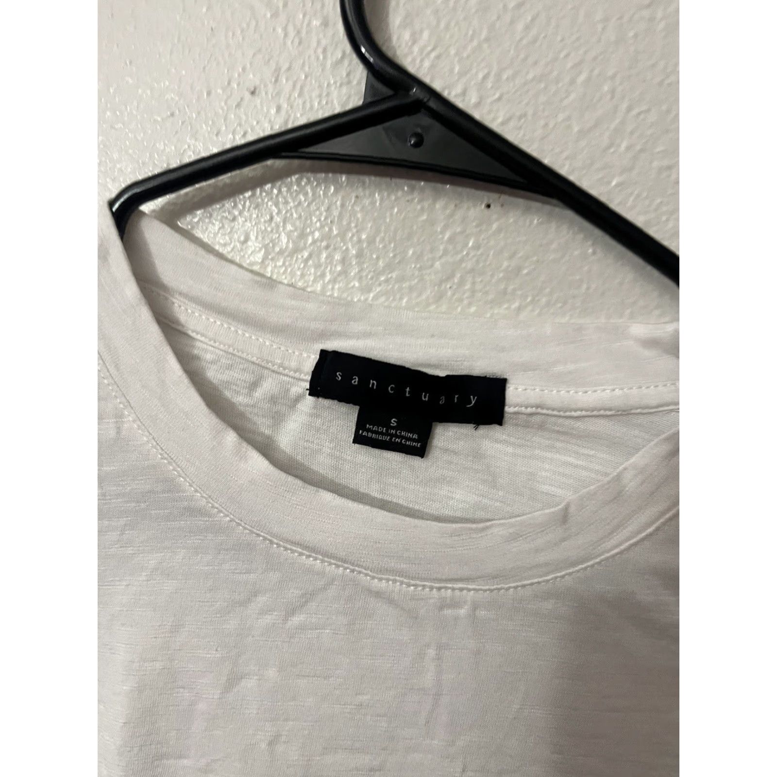 Sanctuary VINTAGE Sanctuary White Cotton Short Sleeve Top Shirt Size Small Women Size S / US 4 / IT 40 - 3 Thumbnail