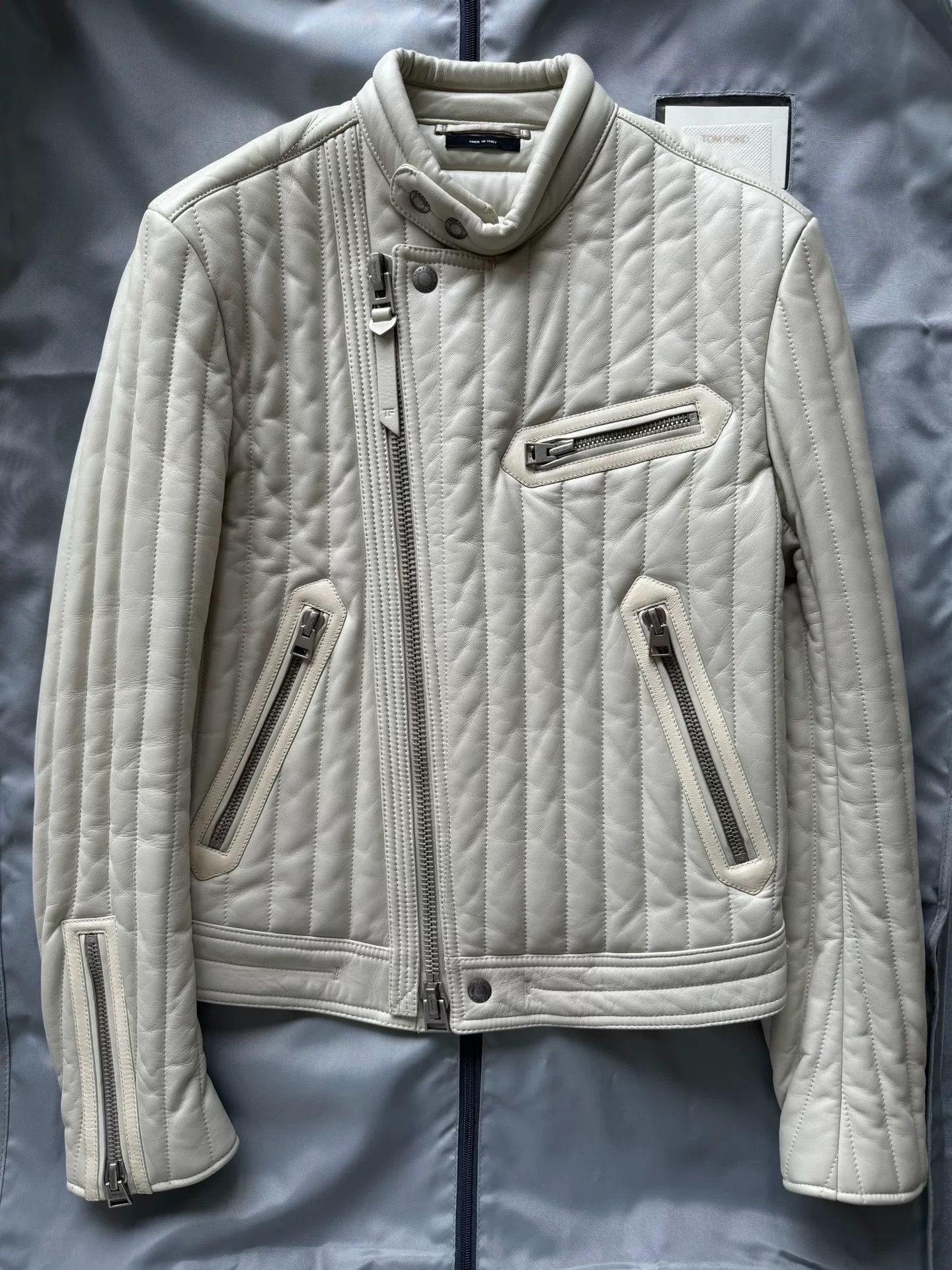 Tom Ford TOM FORD Quilted Leather Jacket Size US S / EU 44-46 / 1 - 1 Thumbnail