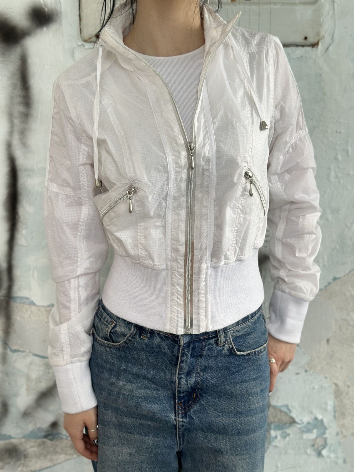 If Six Was Nine VTG Women’s River Island Windbreaker Jacket Size 38 Grunge Size M / US 6-8 / IT 42-44 - 12 Thumbnail