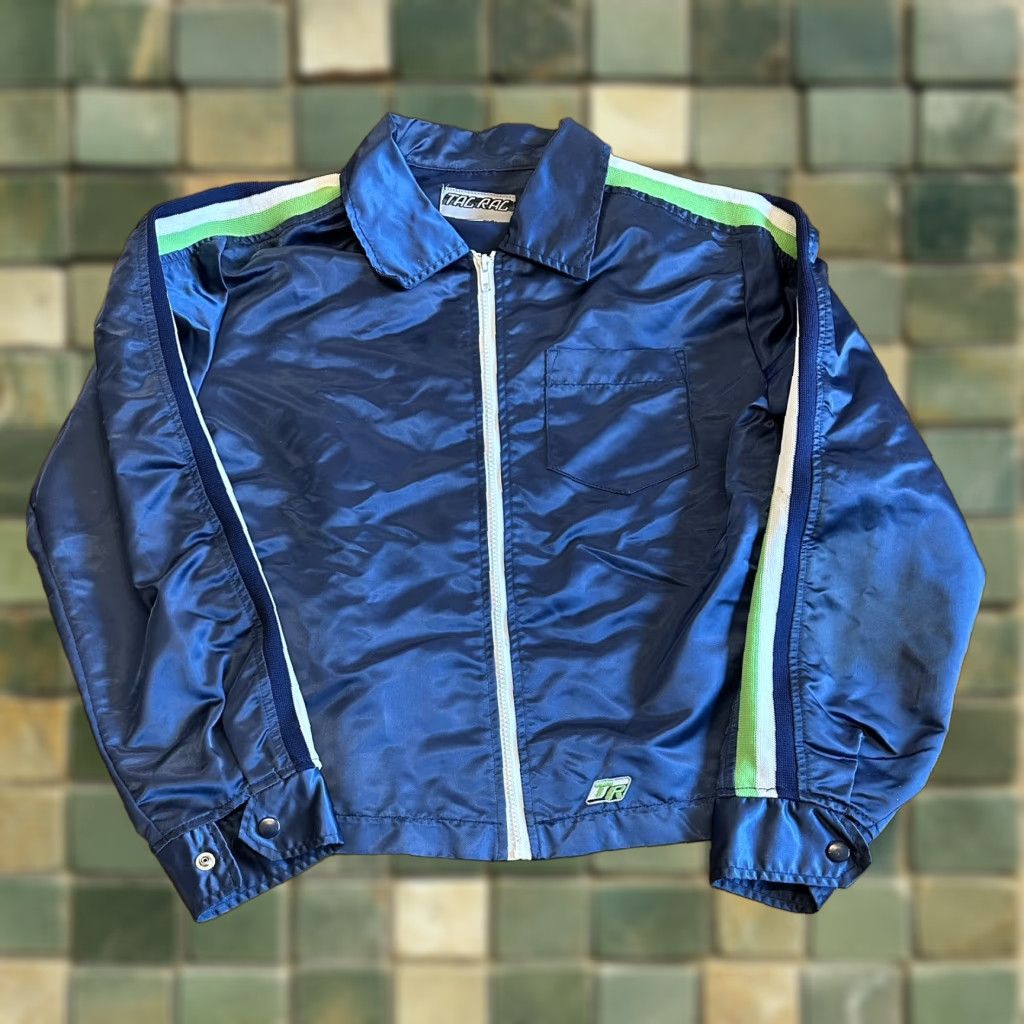 Vintage VINTAGE Tac Rac South Pole Full Zip Nylon Track Jacket Mens ...