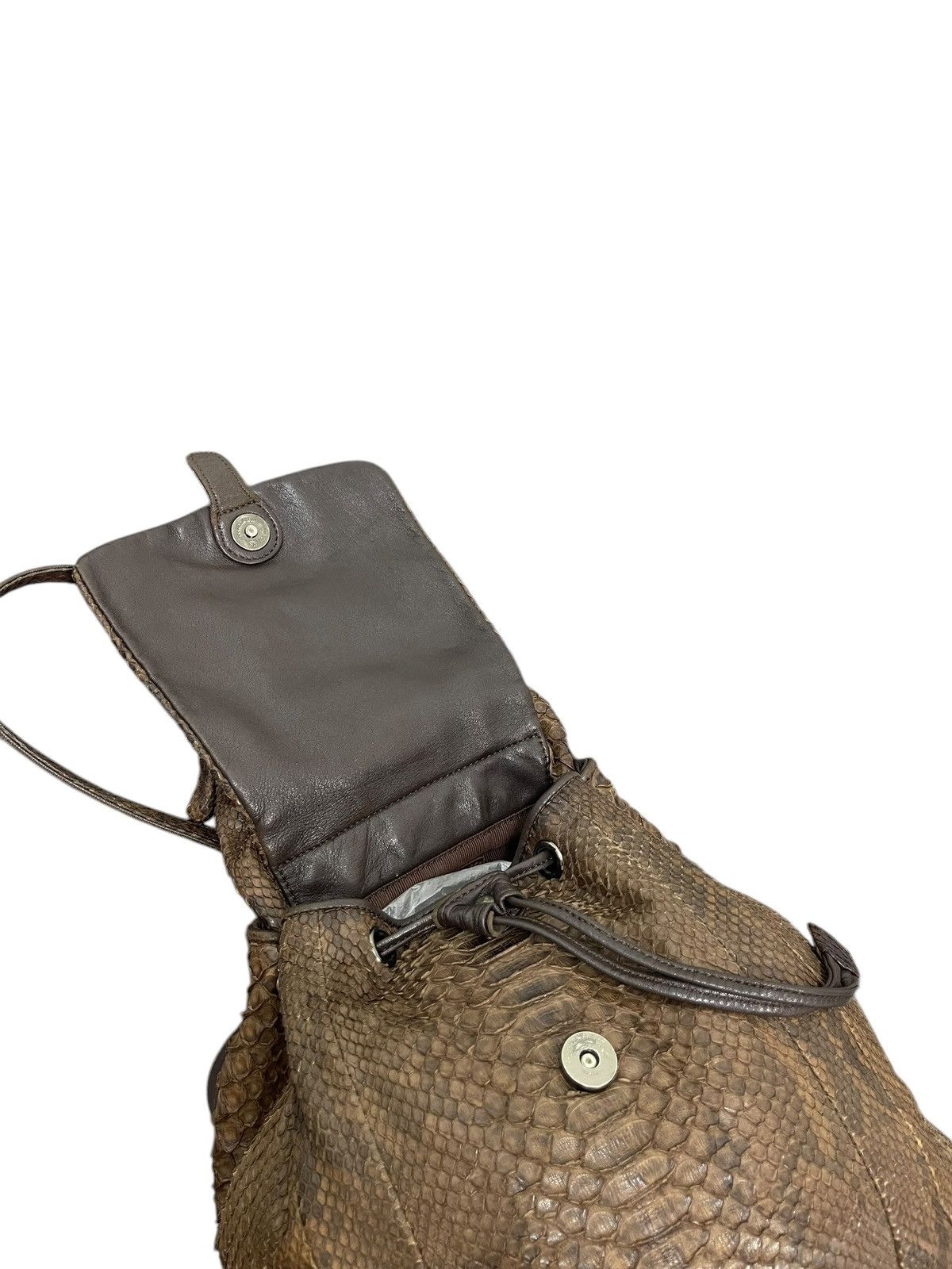 Genuine Leather Phyton Skin Arukan Takaya Backpack prad julius miri 1🟩1 Size ONE SIZE - 17 Thumbnail