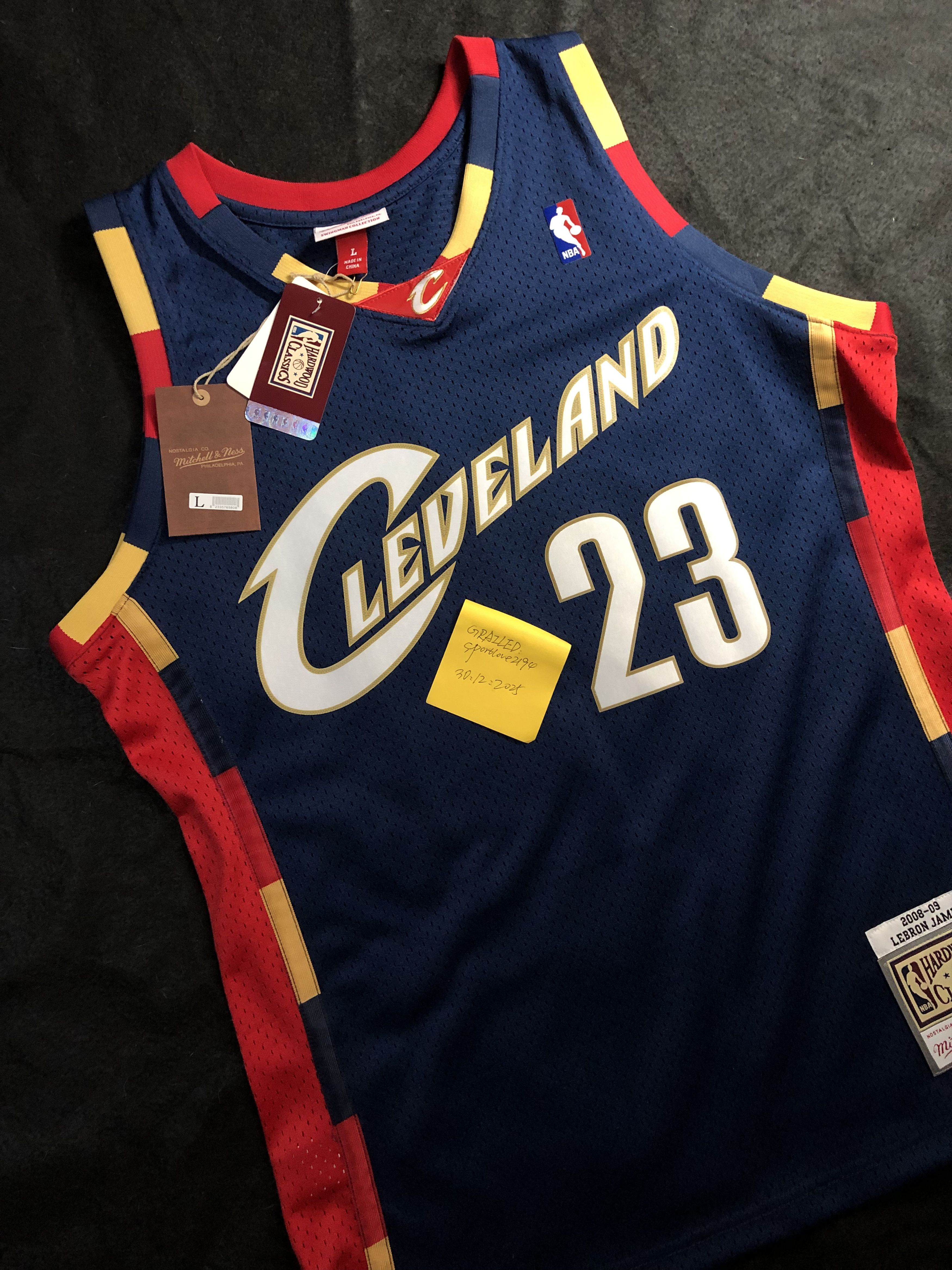 Vintage Cleveland James Jersey Size US L / EU 52-54 / 3 - 3 Thumbnail