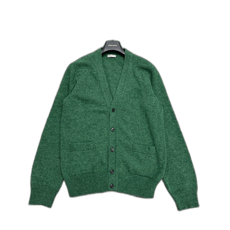 Dior Dior embroidered wool cardigan Size US M / EU 48-50 / 2 - 1 Thumbnail