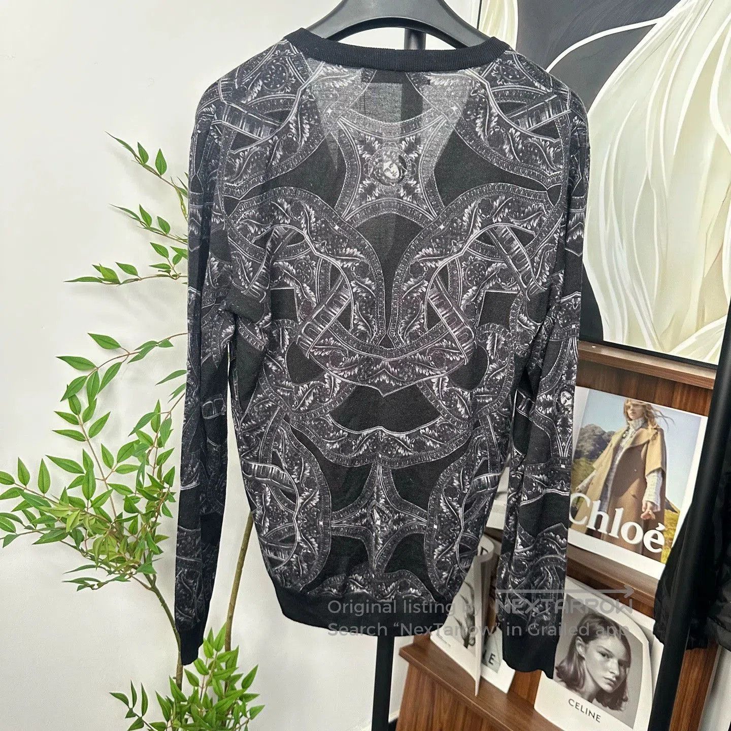 Versace Versace Men's Wool Knit Cardigan Sweater. Size US L / EU 52-54 / 3 - 2 Thumbnail