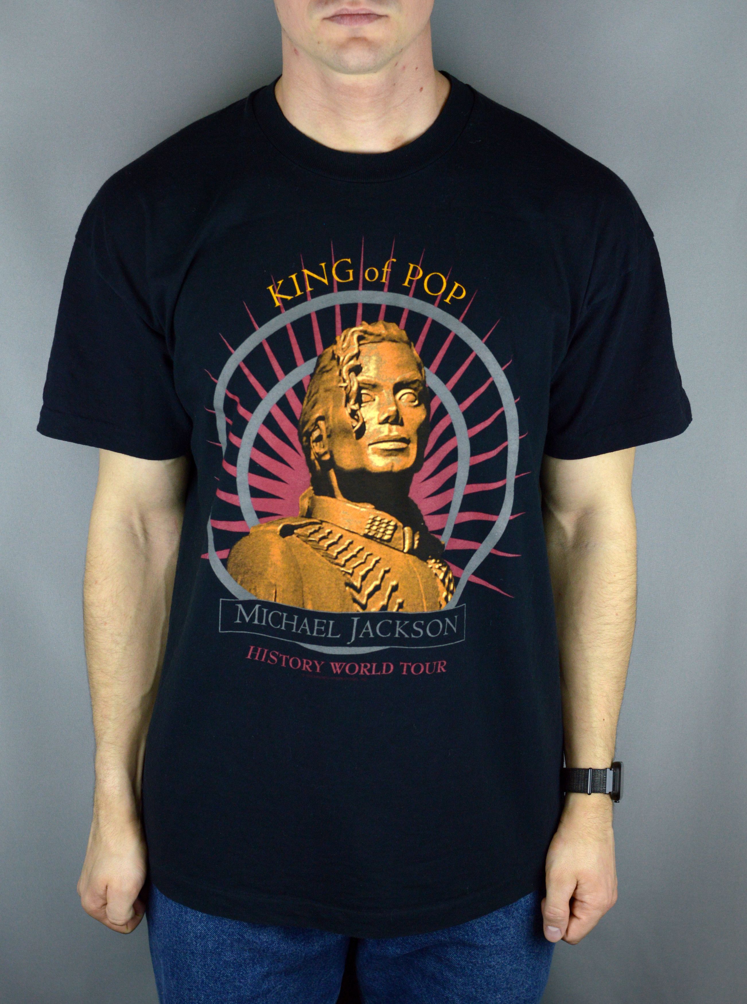 マイケルジャクソンヒストリーツアーTシャツ Michael Jackson History World Tour White Tee