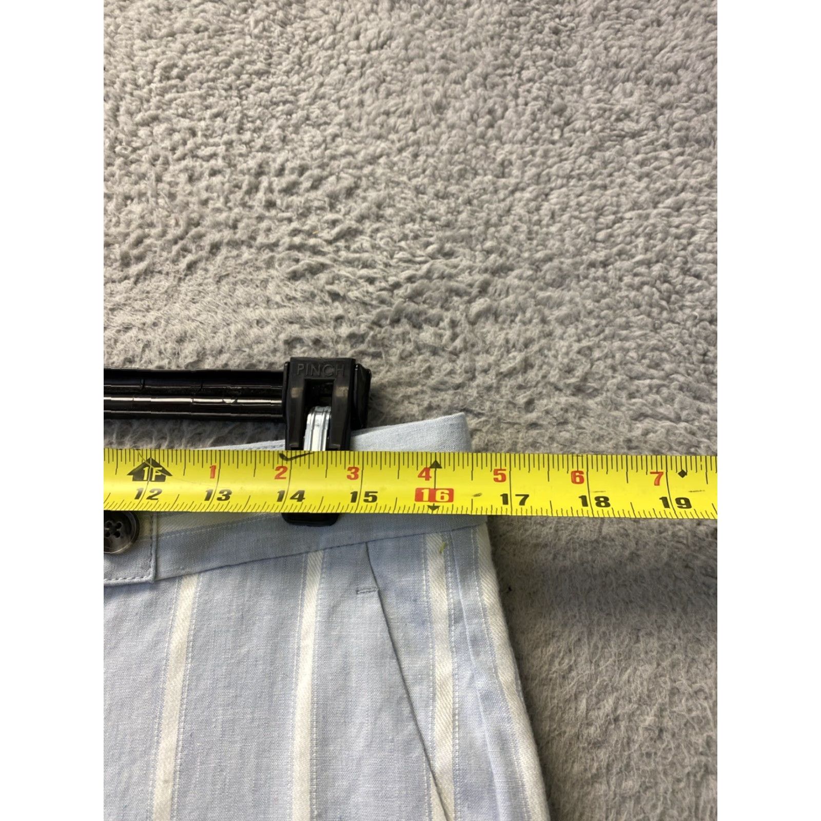Banana Republic Vintage Banana Republic Linen Blend Pants Women Size 6 Striped Blue White Casual Dress Size 28" / US 6 / IT 42 - 4 Thumbnail