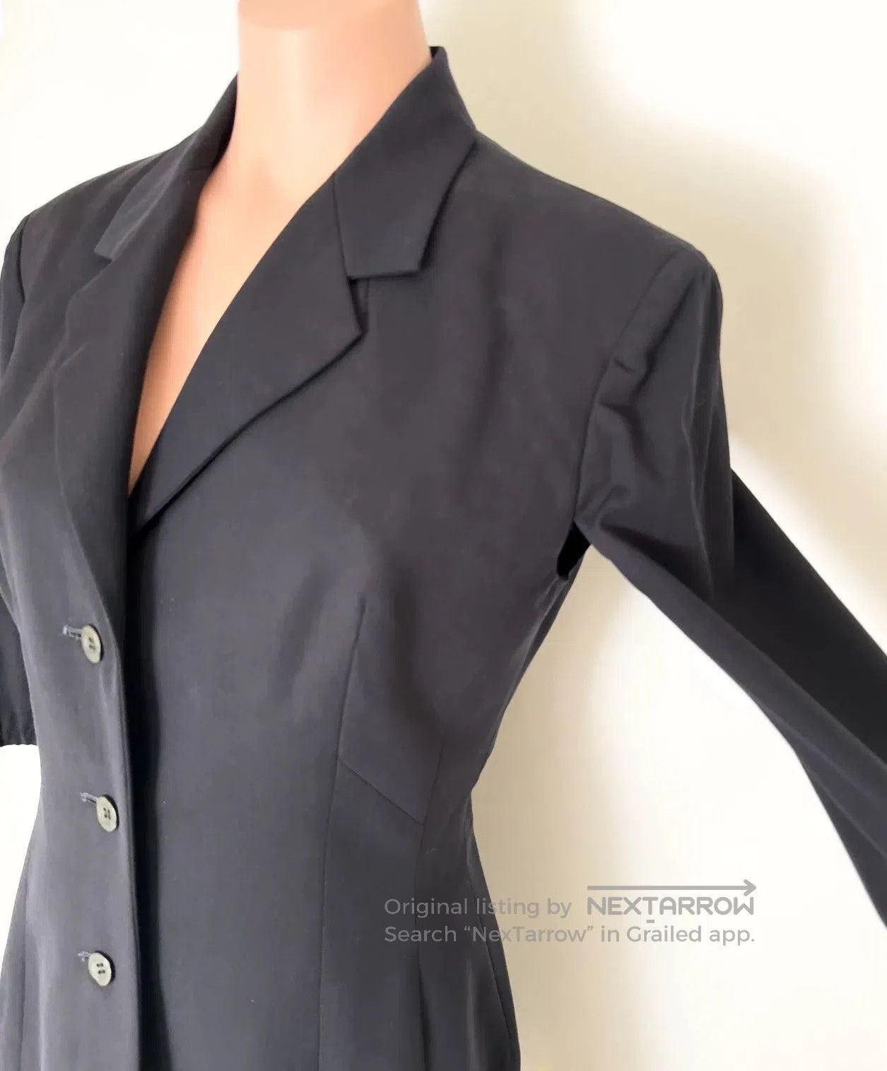 Yohji Yamamoto Yohji Yamamoto Wool Short Sleeve Jacket. Size S / US 4 / IT 40 - 5 Thumbnail