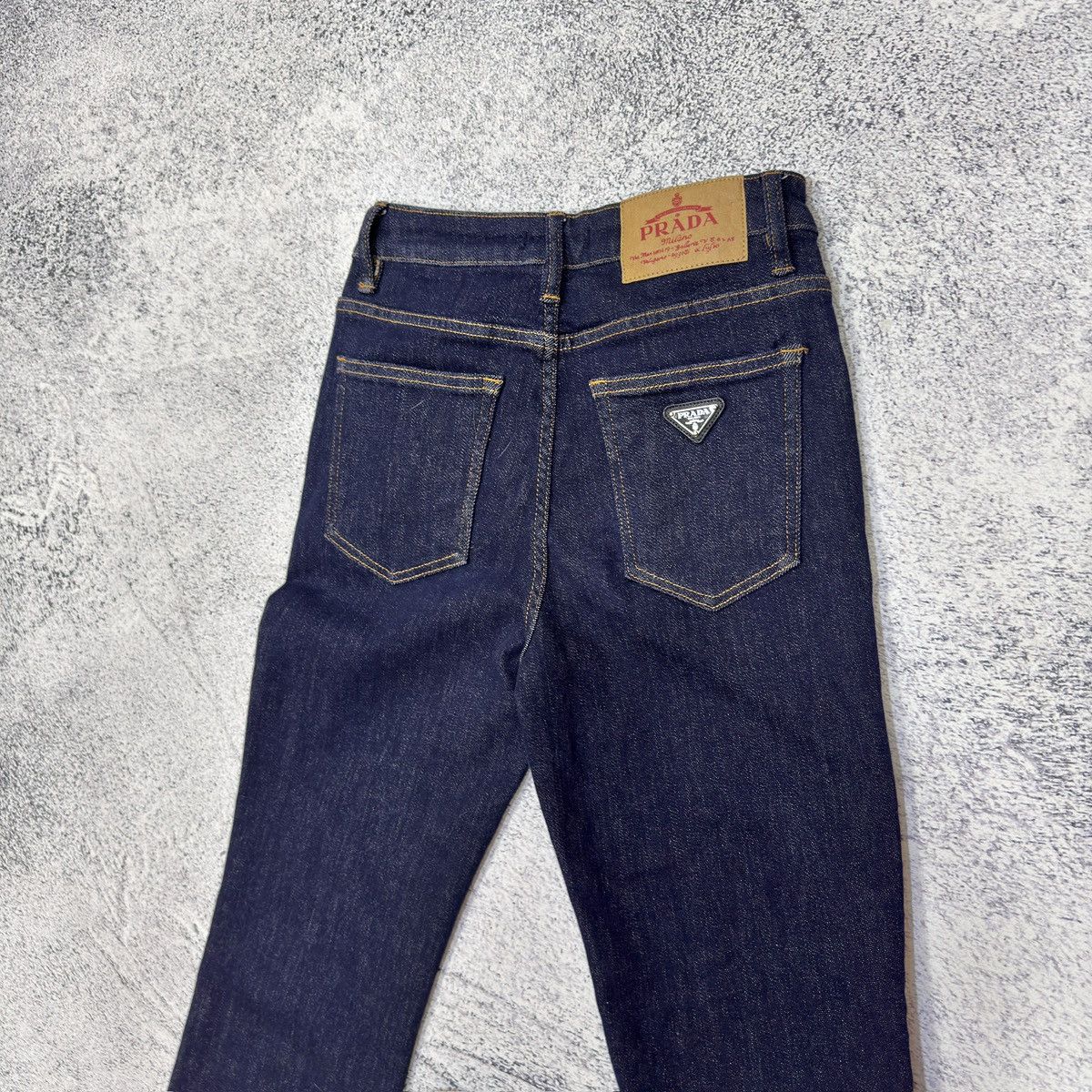 Prada Prada Dark Indigo Flared Jeans 26 size Size 26" / US 2 / IT 38 - 11 Thumbnail