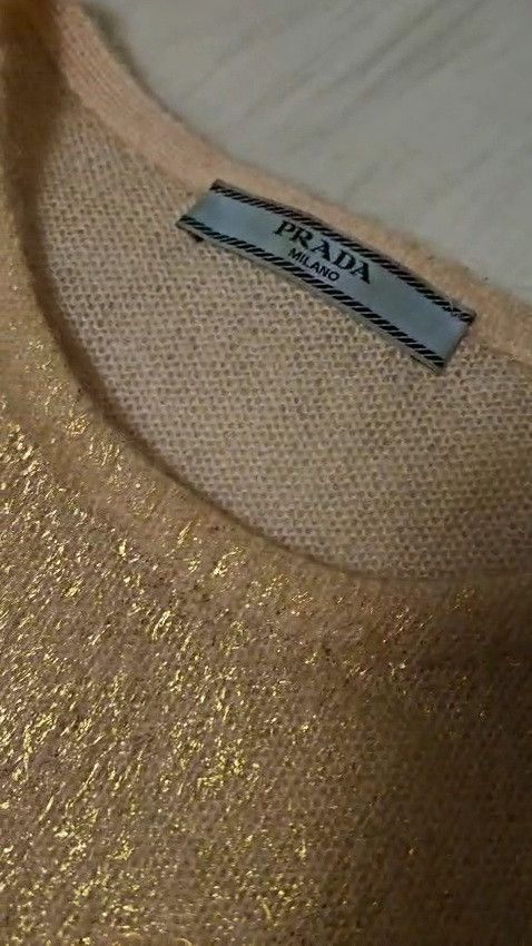 Prada PRADA gold crumb set of skirt&top Size M / US 6-8 / IT 42-44 - 5 Thumbnail