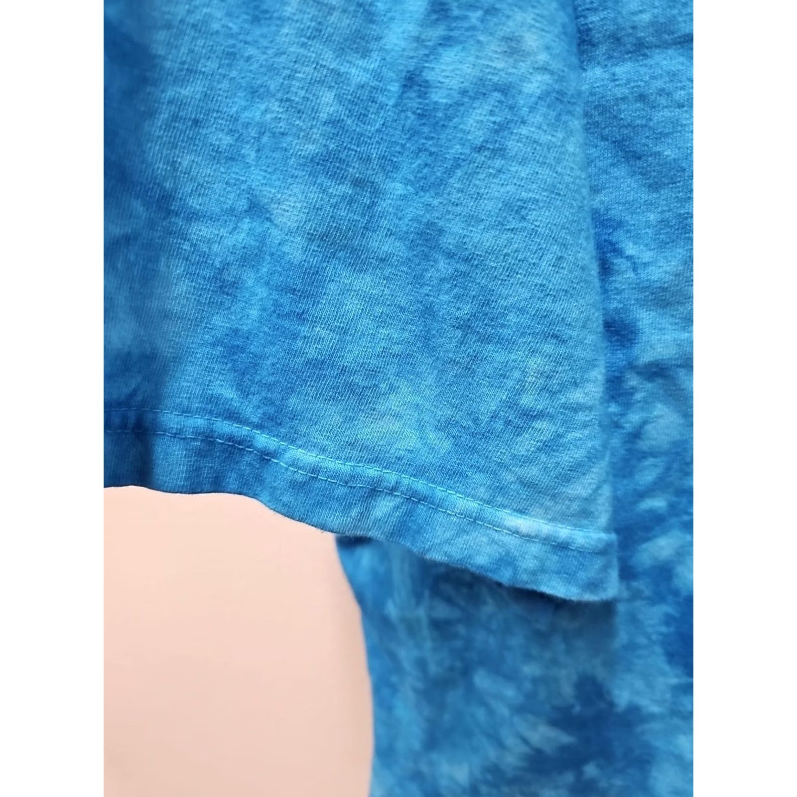 Vintage VINTAGE Crosby Stills & Nash Wooden Ships BLUE TIE DYE T-SHIRT XL Mens Crew Neck Short Sleeve Graphic Print 2000s Concert Band Size US XL / EU 56 / 4 - 6 Thumbnail