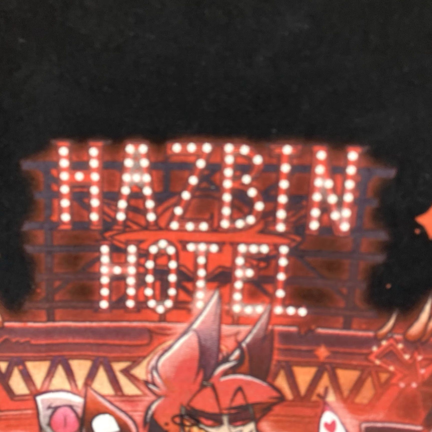 Hot Topic Hot Topic Hazbin Hotel T Shirt Women S Heavy Knit Cotton Black Crew Neck Short Sleeve Angel Graphic Logo All Seasons Limited Edition Size S / US 4 / IT 40 - 6 Thumbnail