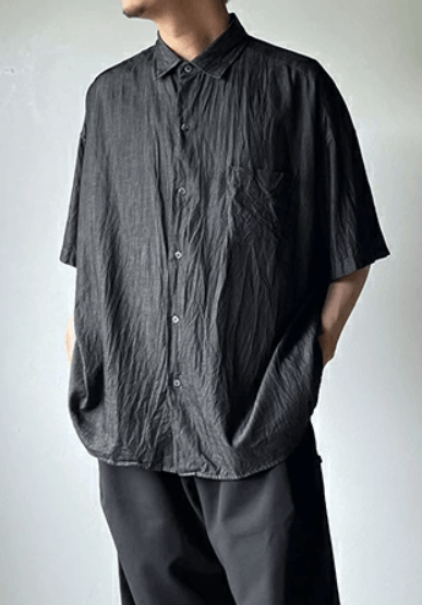 Porter Classic - BEAT WRITER SHIRT BLACK