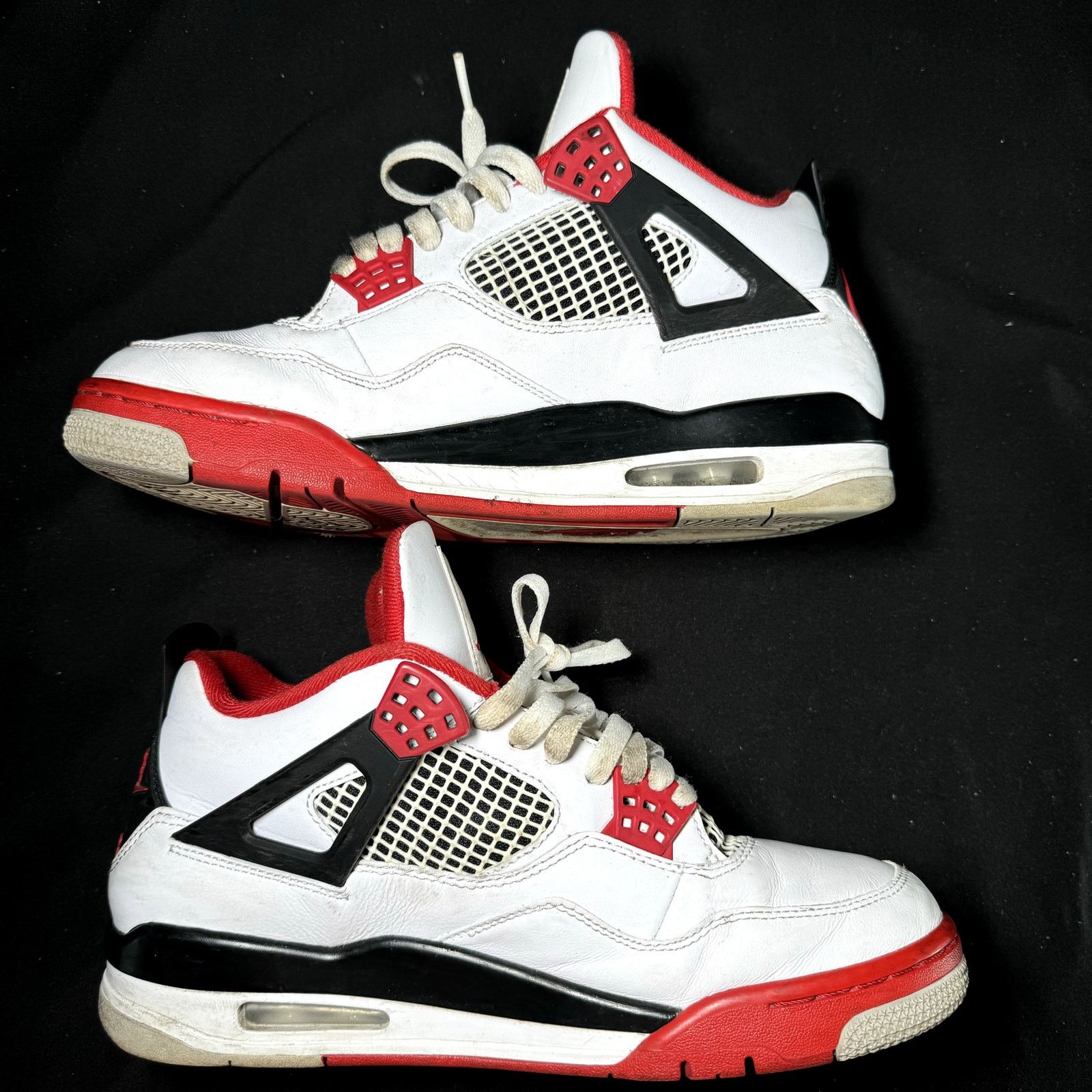 Jordan Brand × Nike Size 9 - Nike Air Jordan 4 Retro OG Fire Red Men's Shoes Size US 9 / EU 42 - 3 Thumbnail