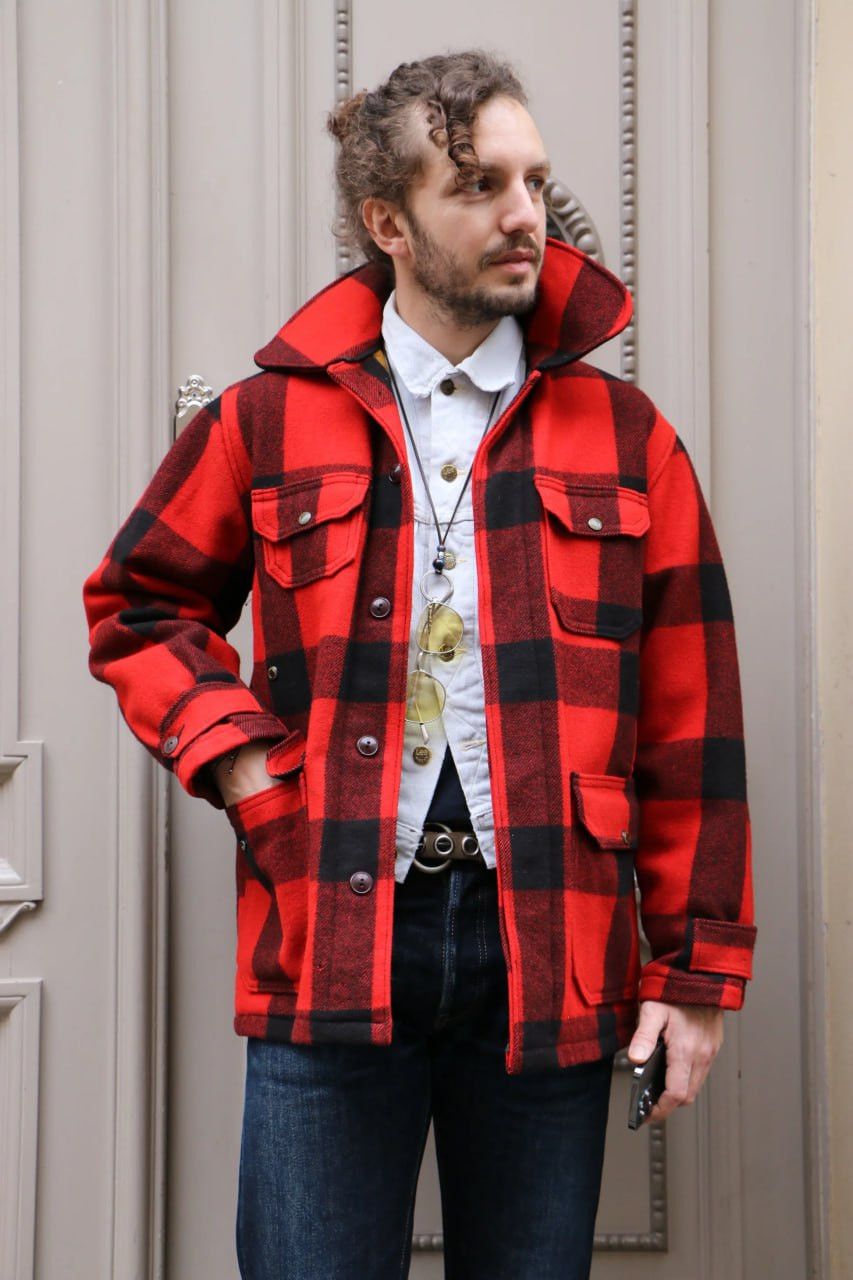 Levi's × Levi's Vintage Clothing Levis Plaid Vintage Aesthetic Distressed Jacket Size US M / EU 48-50 / 2 - 5 Thumbnail