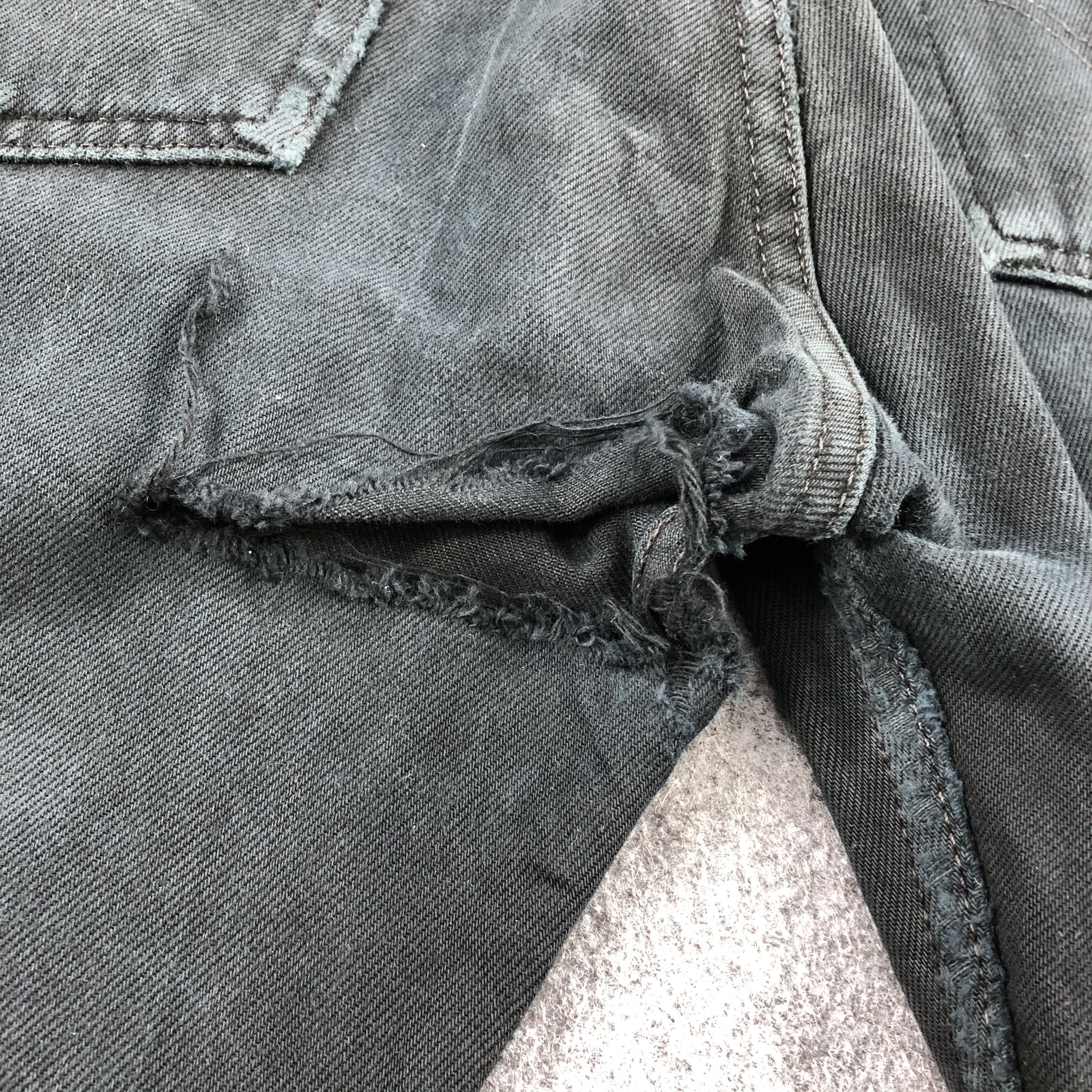 Levi's Vintage 90s Levis 501 Faded Black Jeans-J1531 Size US 29 - 8 Thumbnail