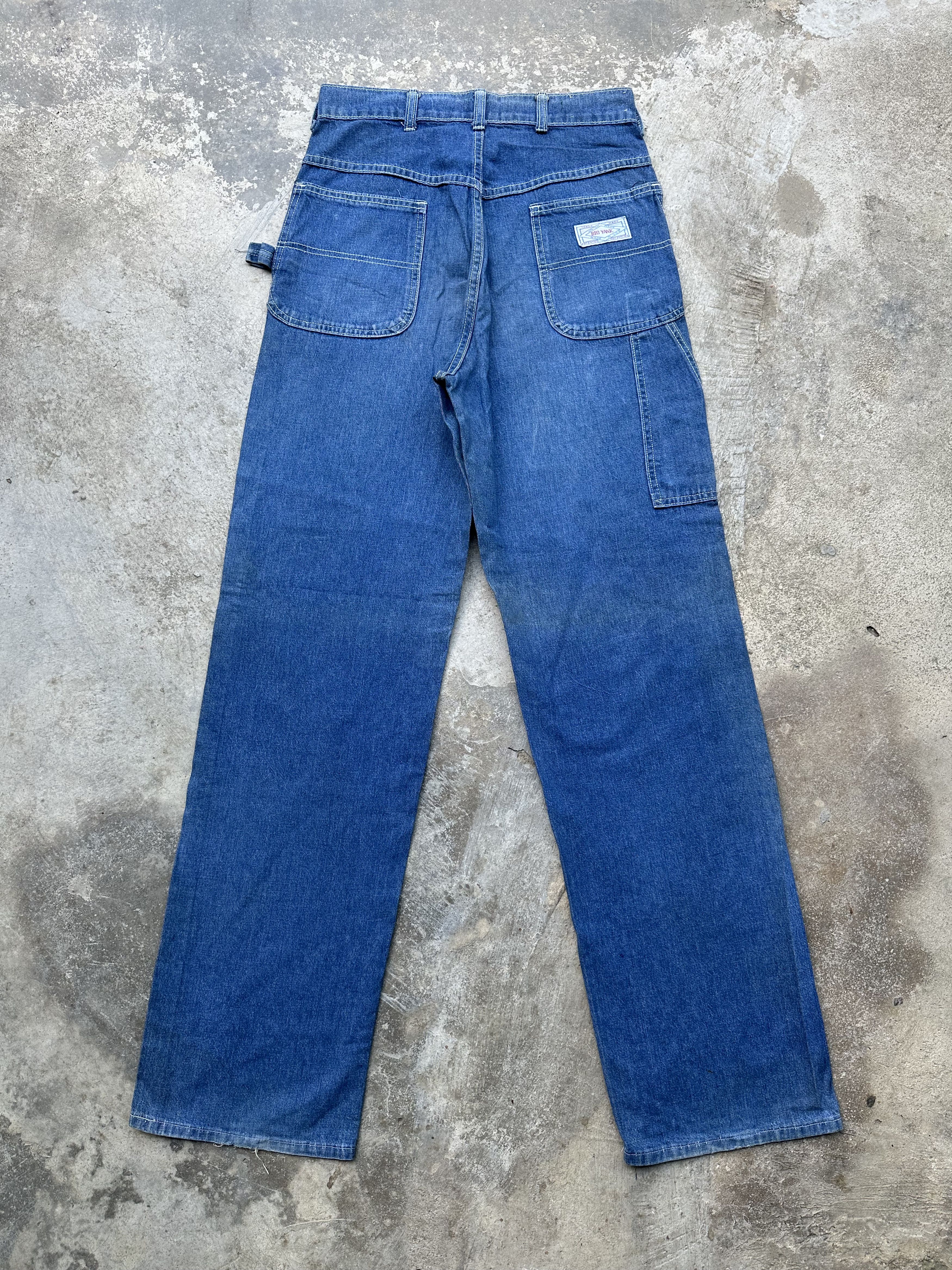 Vintage Vintage 70s Big Yank Carpenter Patina Denim Pant Size US 29 - 8 Thumbnail