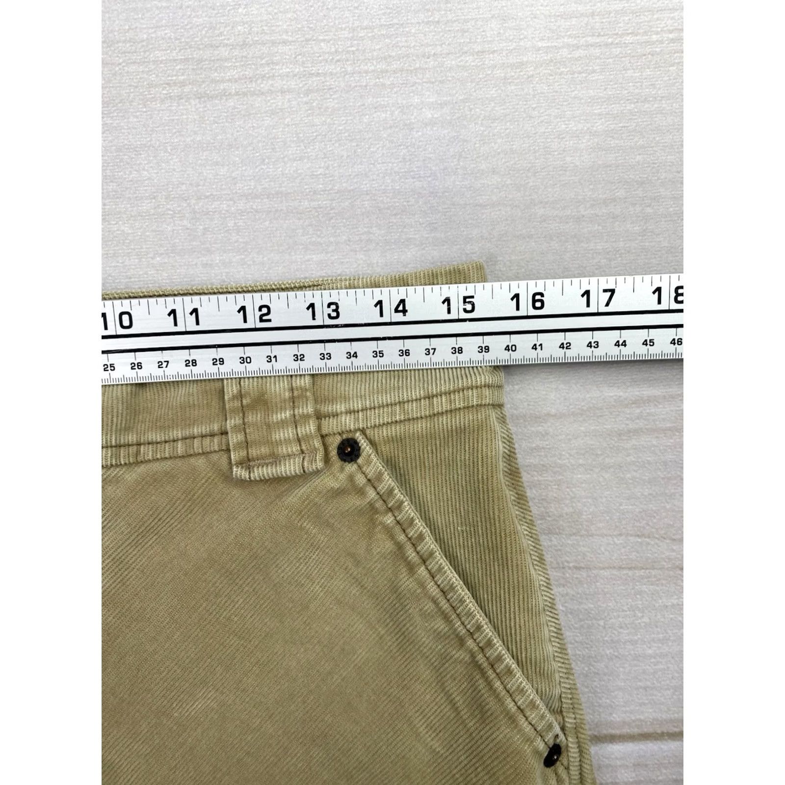 Gap VINTAGE Gap Corduroy Mini Skirt Sz 2 Tan Brown Casual Preppy 2000s Women Short Skirt Mens Womens Girls Size 26" / US 2 / IT 38 - 4 Thumbnail