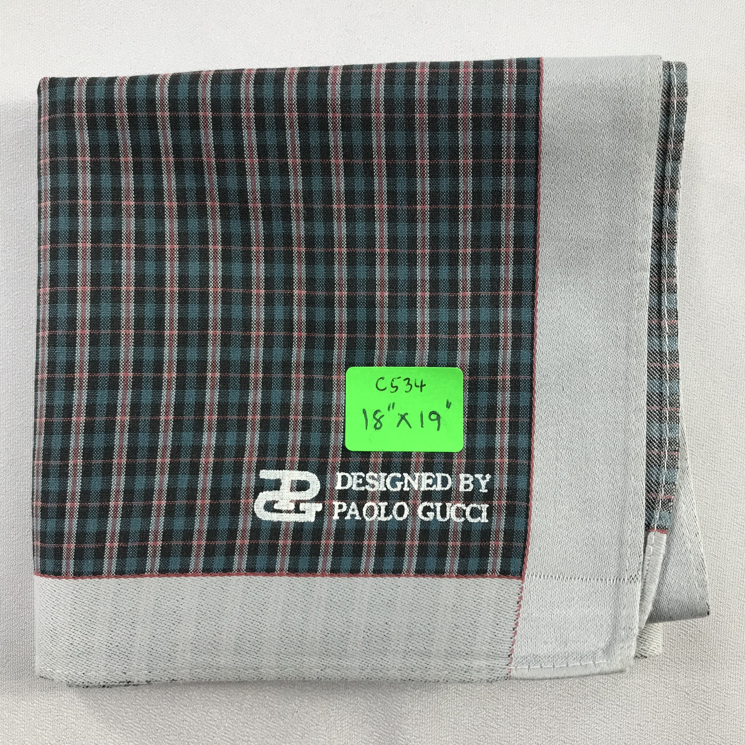 Paolo Gucci Paolo Gucci Handkerchief / Bandana / Neckerchief C534 Size ONE SIZE - 7 Thumbnail