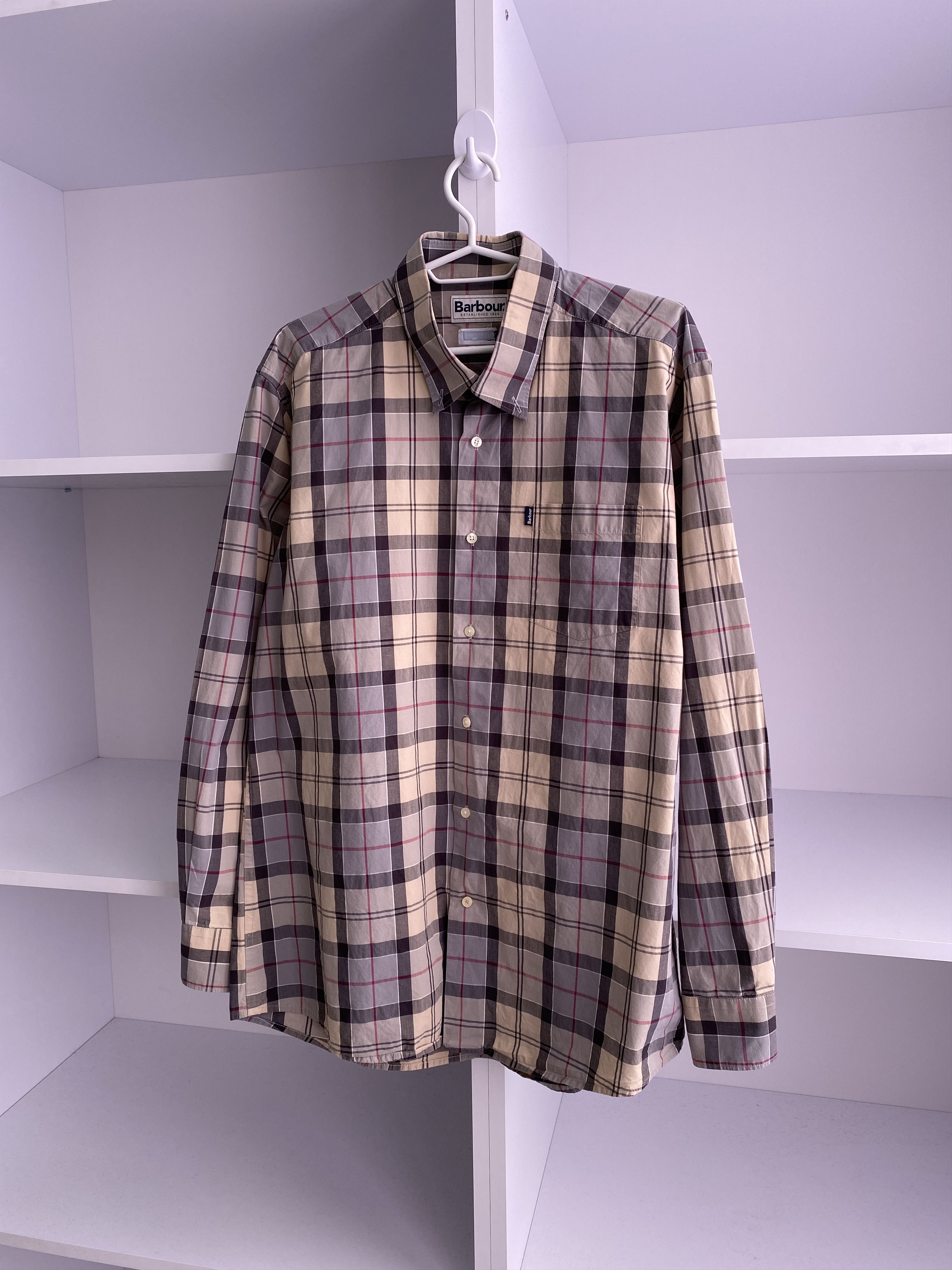 Barbour × Vintage Vintage Barbour Button Up long sleeve shirt Size US L / EU 52-54 / 3 - 2 Thumbnail