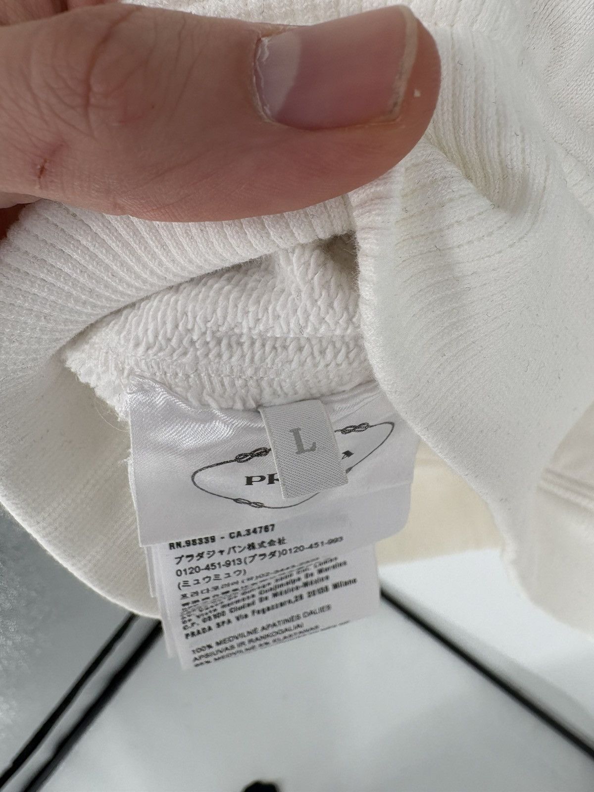 Prada Prada Hoodie Size US L / EU 52-54 / 3 - 6 Thumbnail